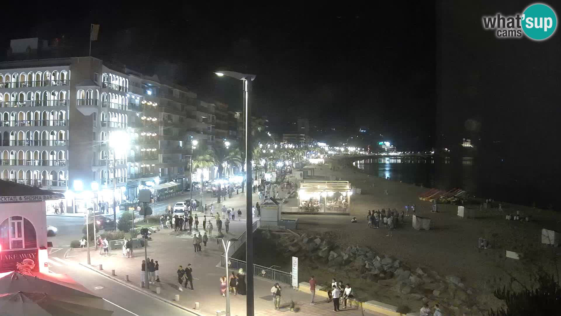 Webcam Lloret de Mar – the main beach – – Costa Brava – Spain