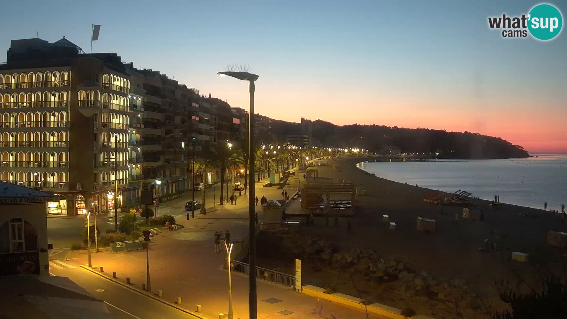 Webcam Lloret de Mar – the main beach – – Costa Brava – Spain