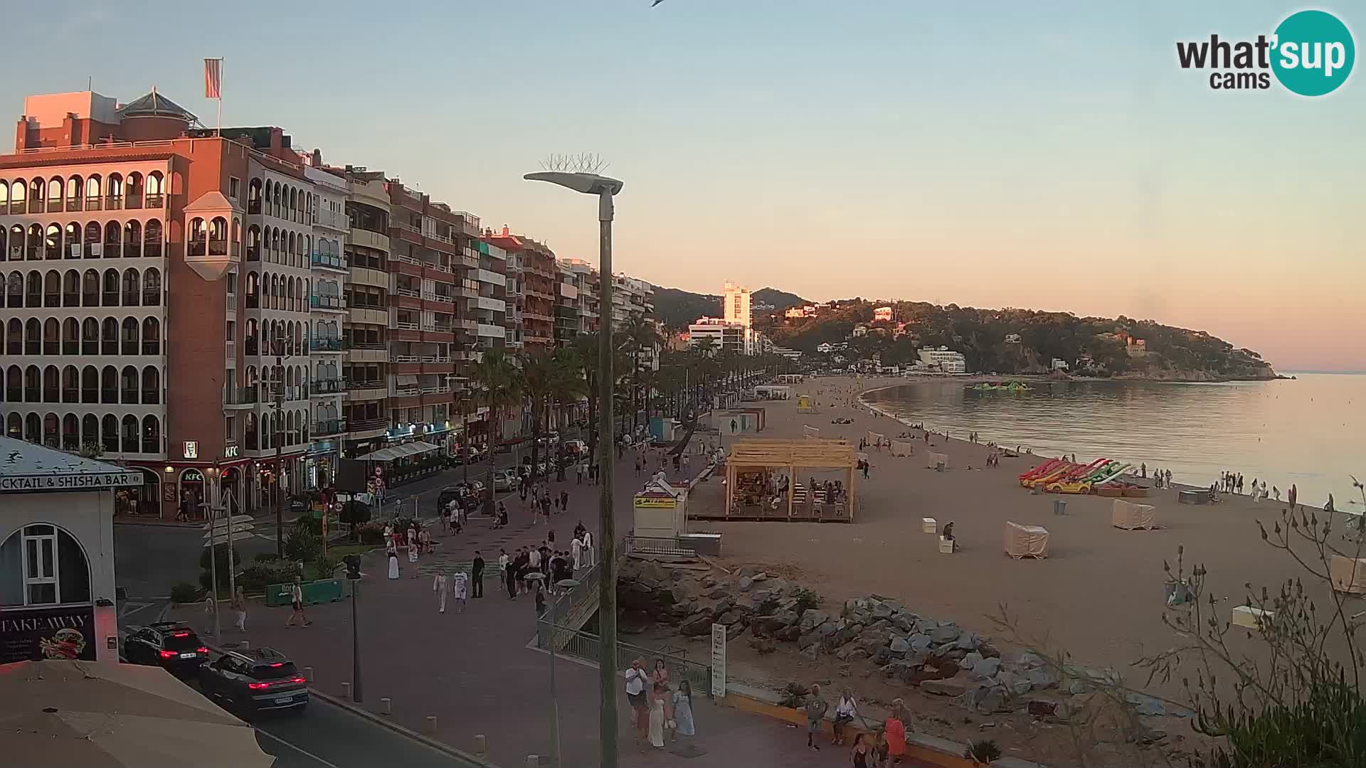 Webcam Lloret de Mar – the main beach – – Costa Brava – Spain