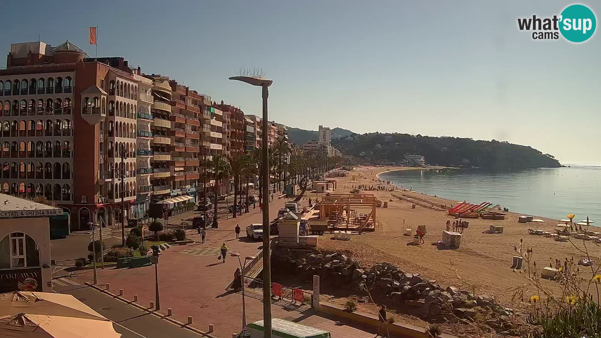 Web kamera Lloret de Mar – plaža