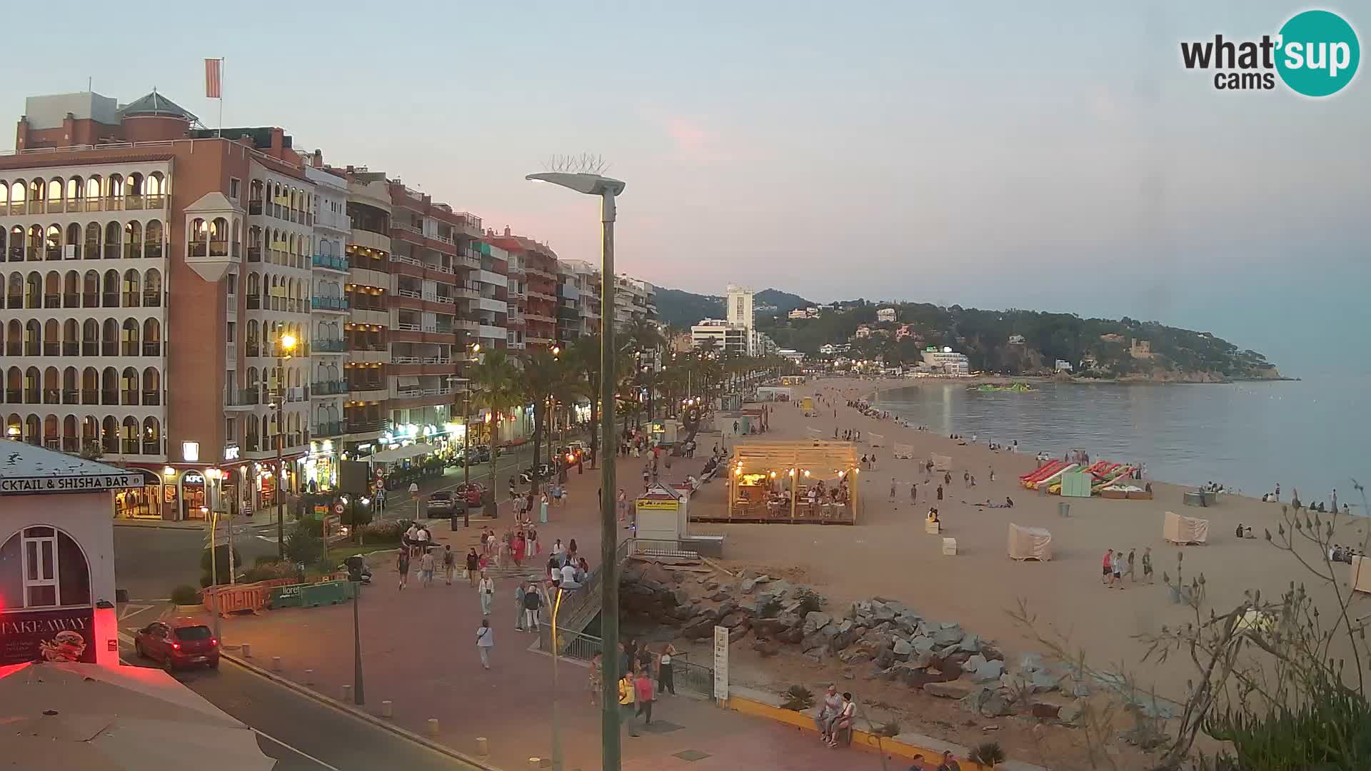 Webcam Lloret de Mar – the main beach – – Costa Brava – Spain