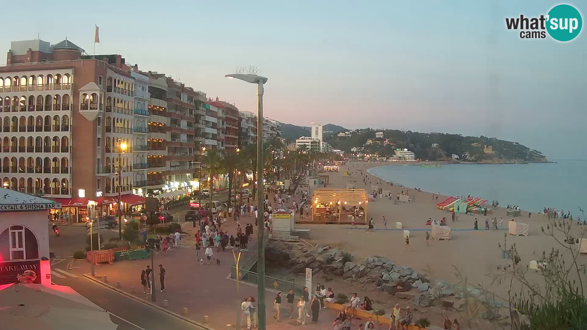 Webcam Lloret de Mar – the main beach – – Costa Brava – Spain