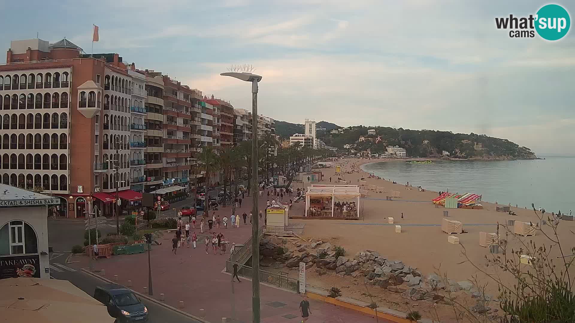 Webcam Lloret de Mar – the main beach – – Costa Brava – Spain