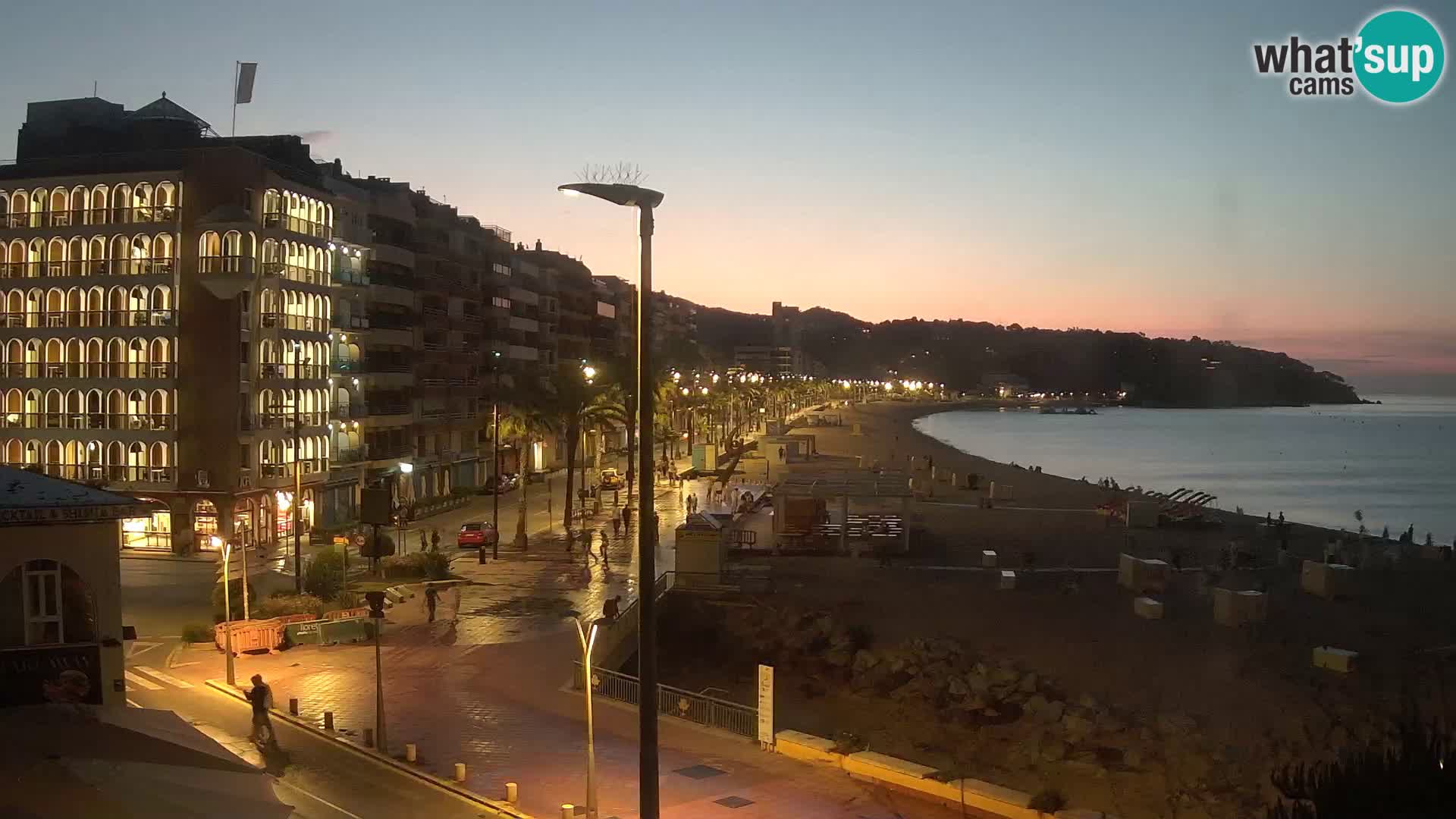 Webcam Lloret de Mar – the main beach – – Costa Brava – Spain