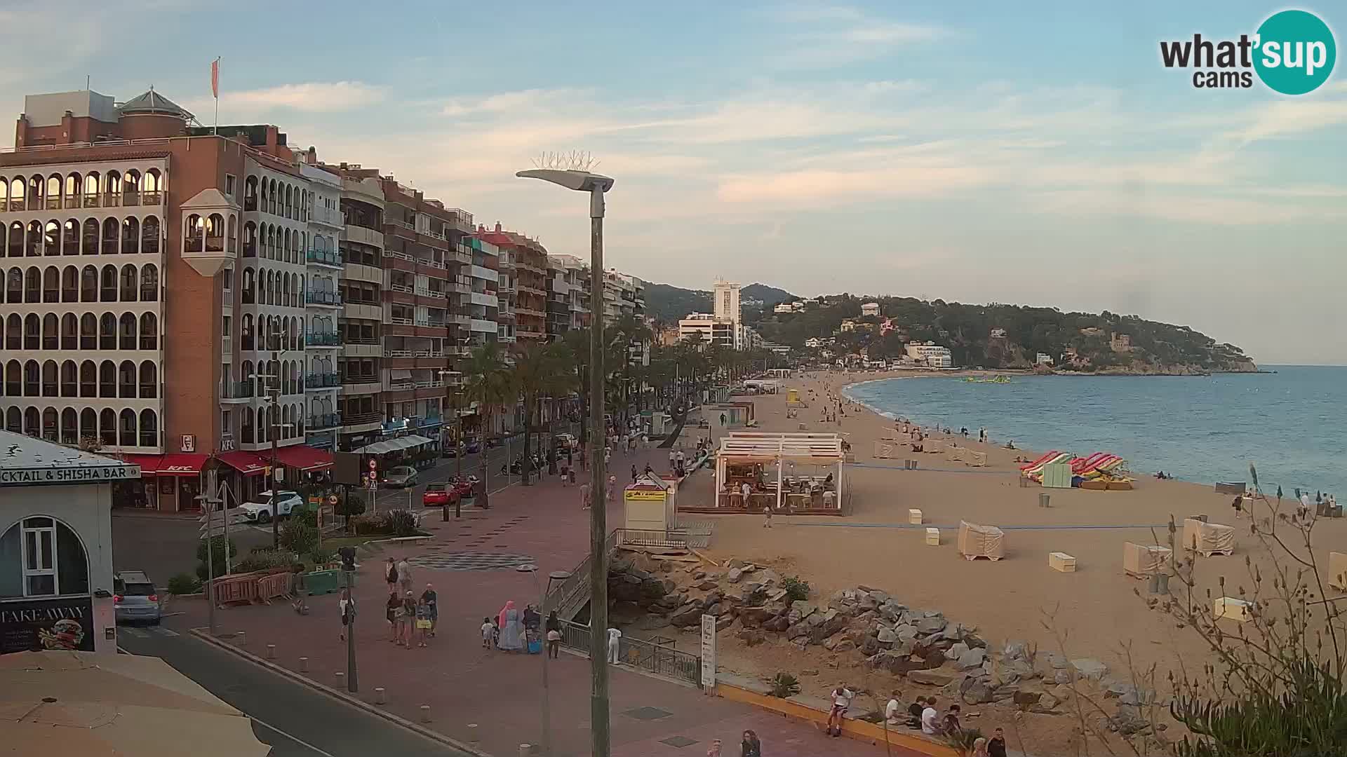 Webcam Lloret de Mar – the main beach – – Costa Brava – Spain