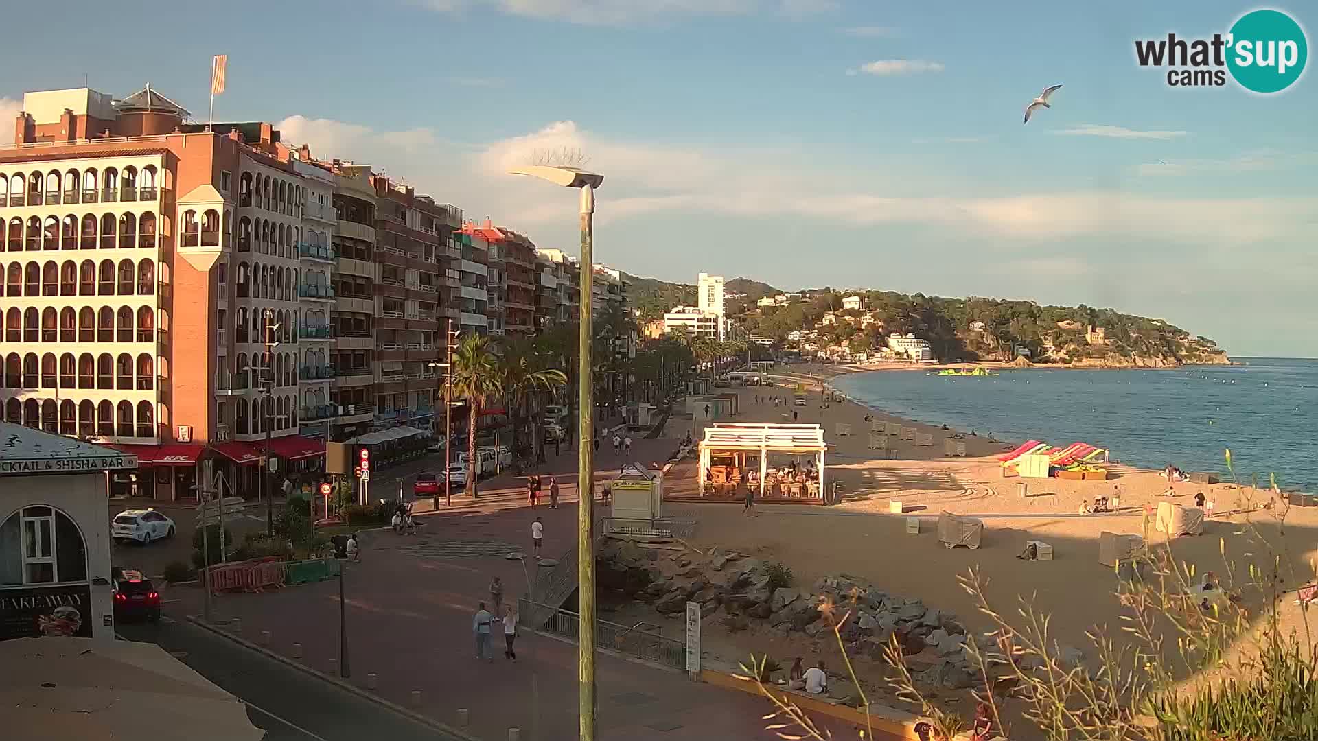 Webcam Lloret de Mar – the main beach – – Costa Brava – Spain