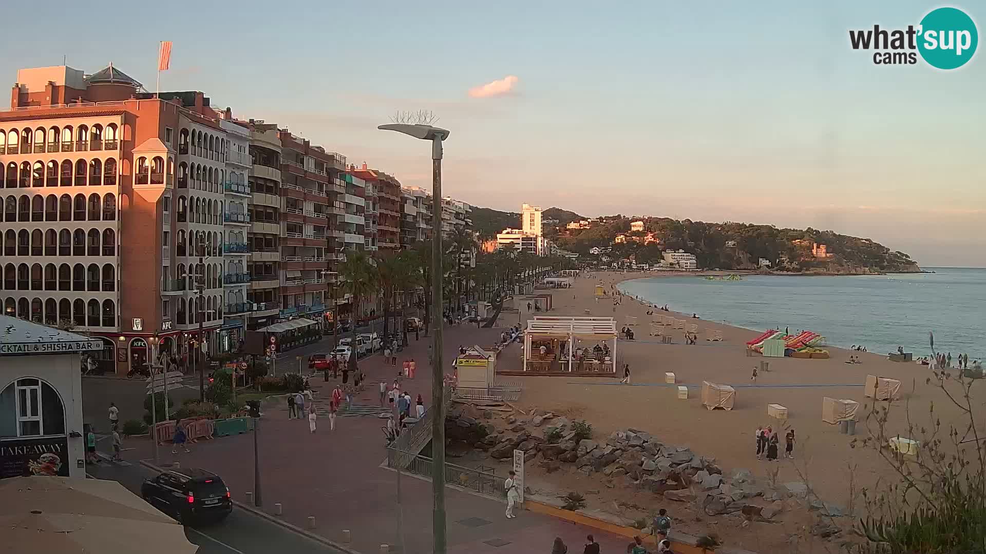 Webcam Lloret de Mar – the main beach – – Costa Brava – Spain