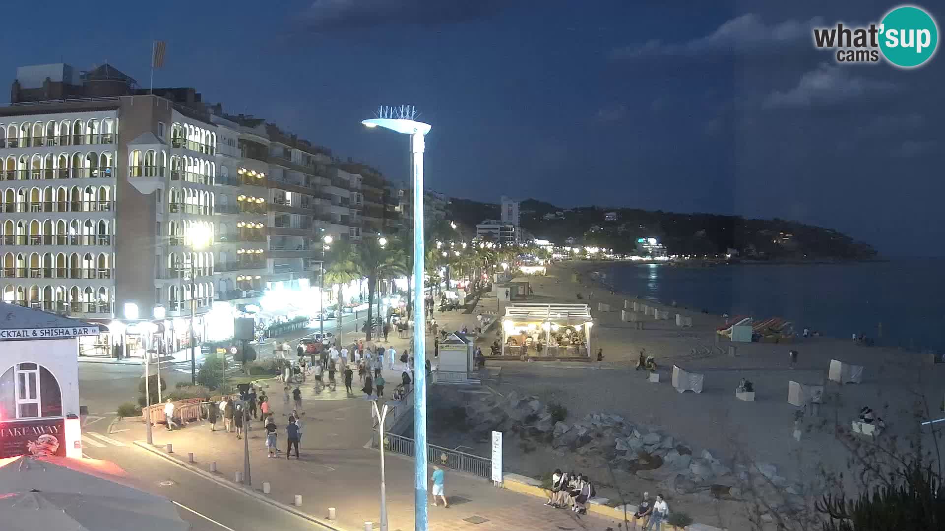 Webcam Lloret de Mar – the main beach – – Costa Brava – Spain