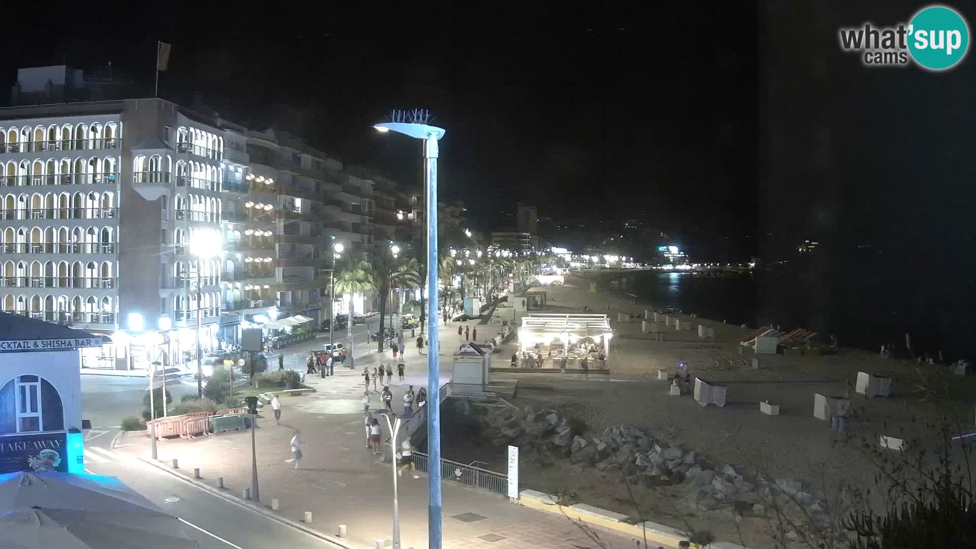 Webcam Lloret de Mar – the main beach – – Costa Brava – Spain
