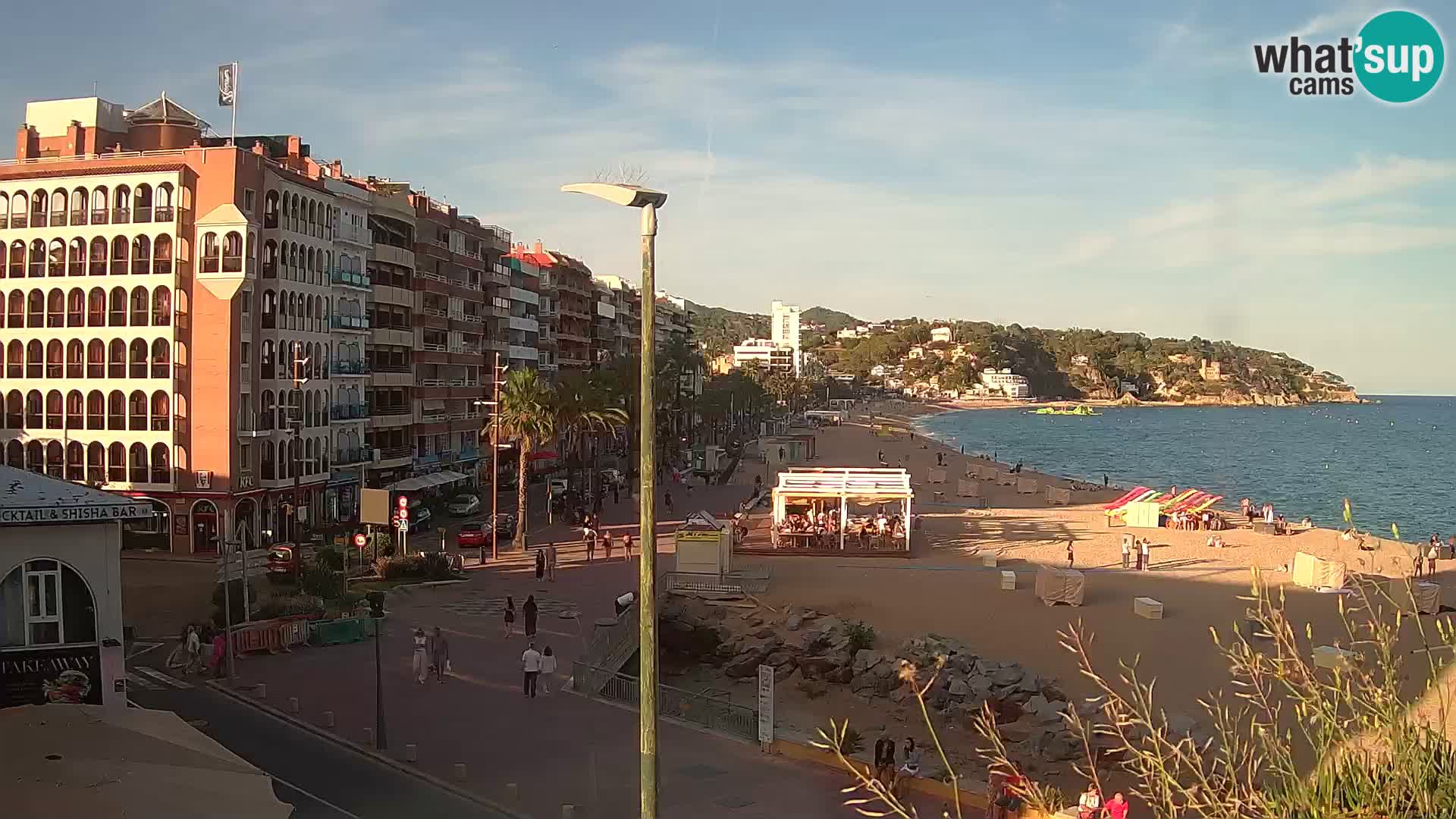 Webcam Lloret de Mar – the main beach – – Costa Brava – Spain