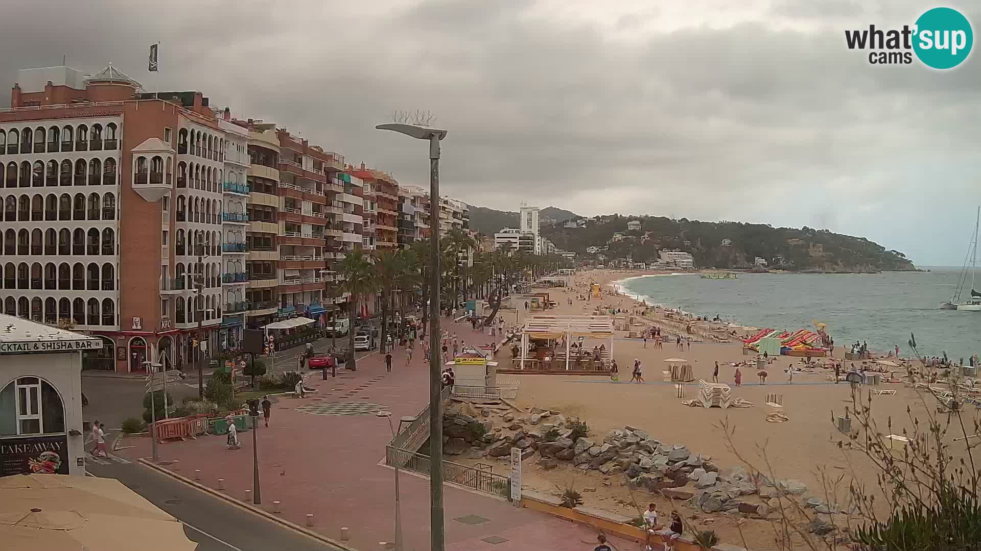 Webcam Lloret de Mar – the main beach – – Costa Brava – Spain