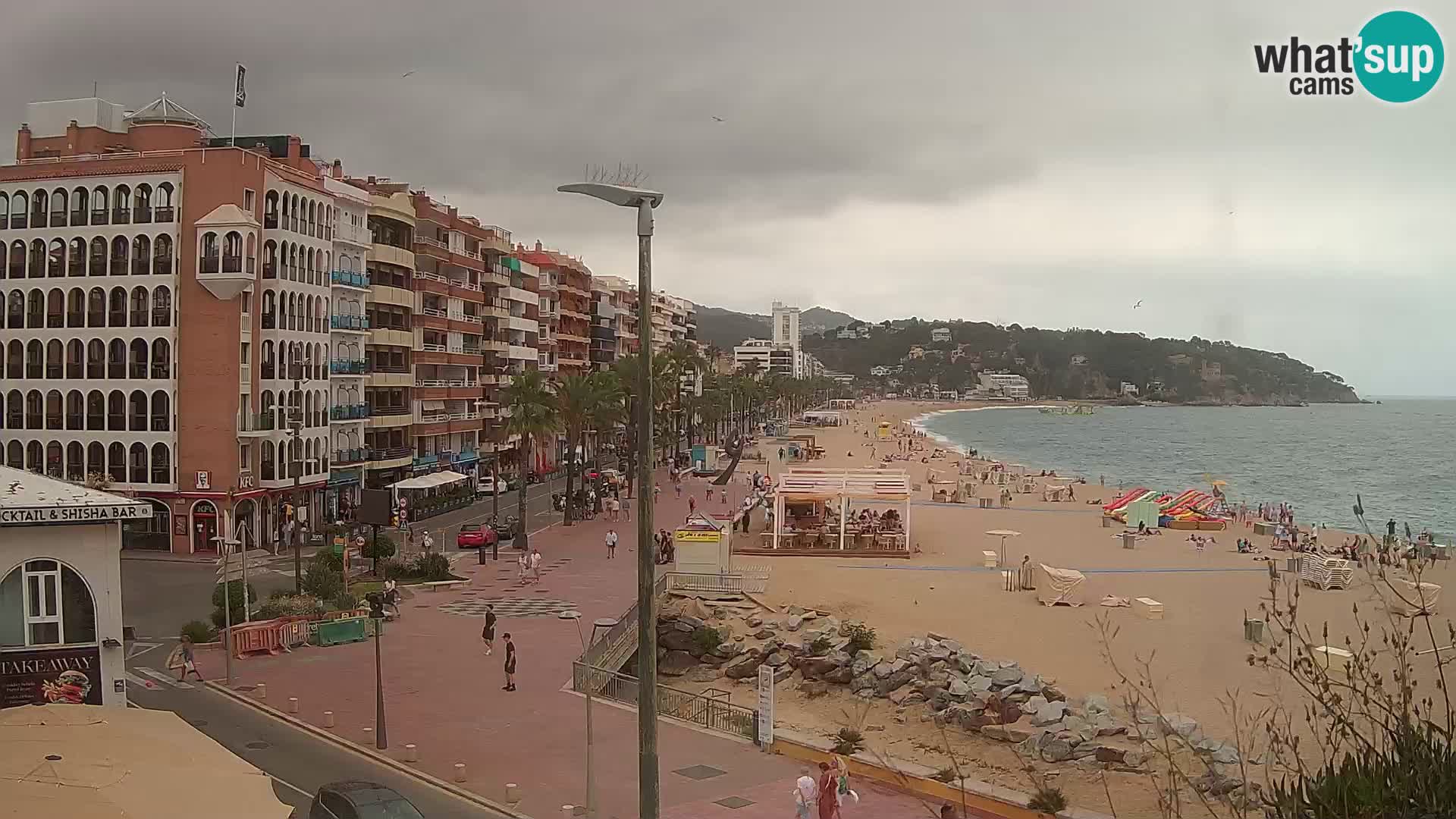 Webcam Lloret de Mar – the main beach – – Costa Brava – Spain