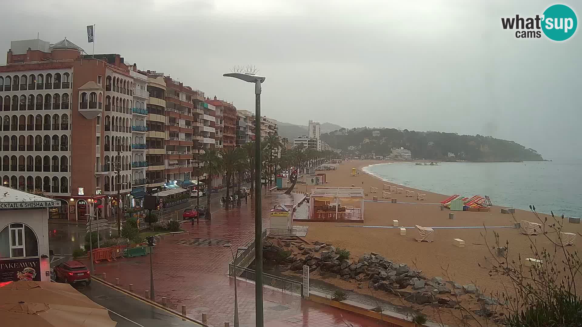Webcam Lloret de Mar – the main beach – – Costa Brava – Spain