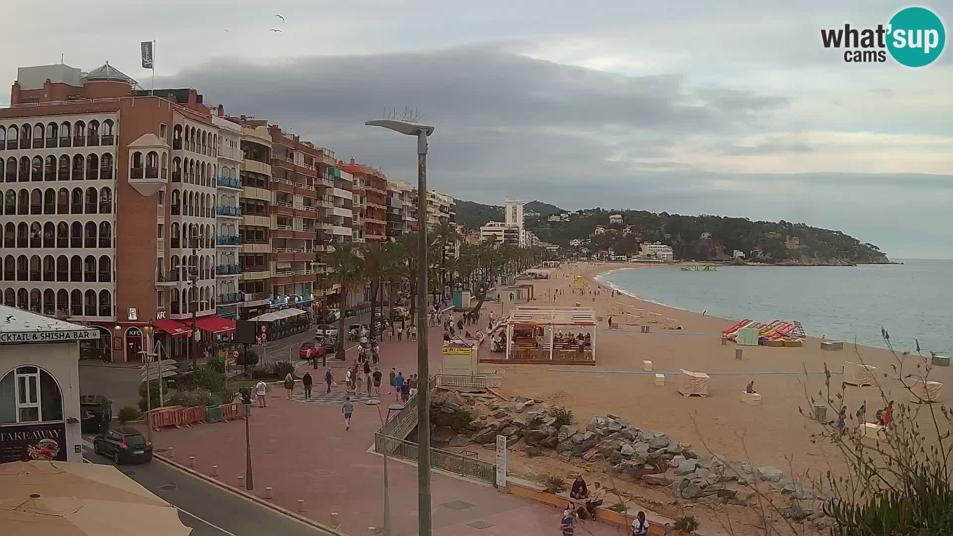 Webcam Lloret de Mar – the main beach – – Costa Brava – Spain