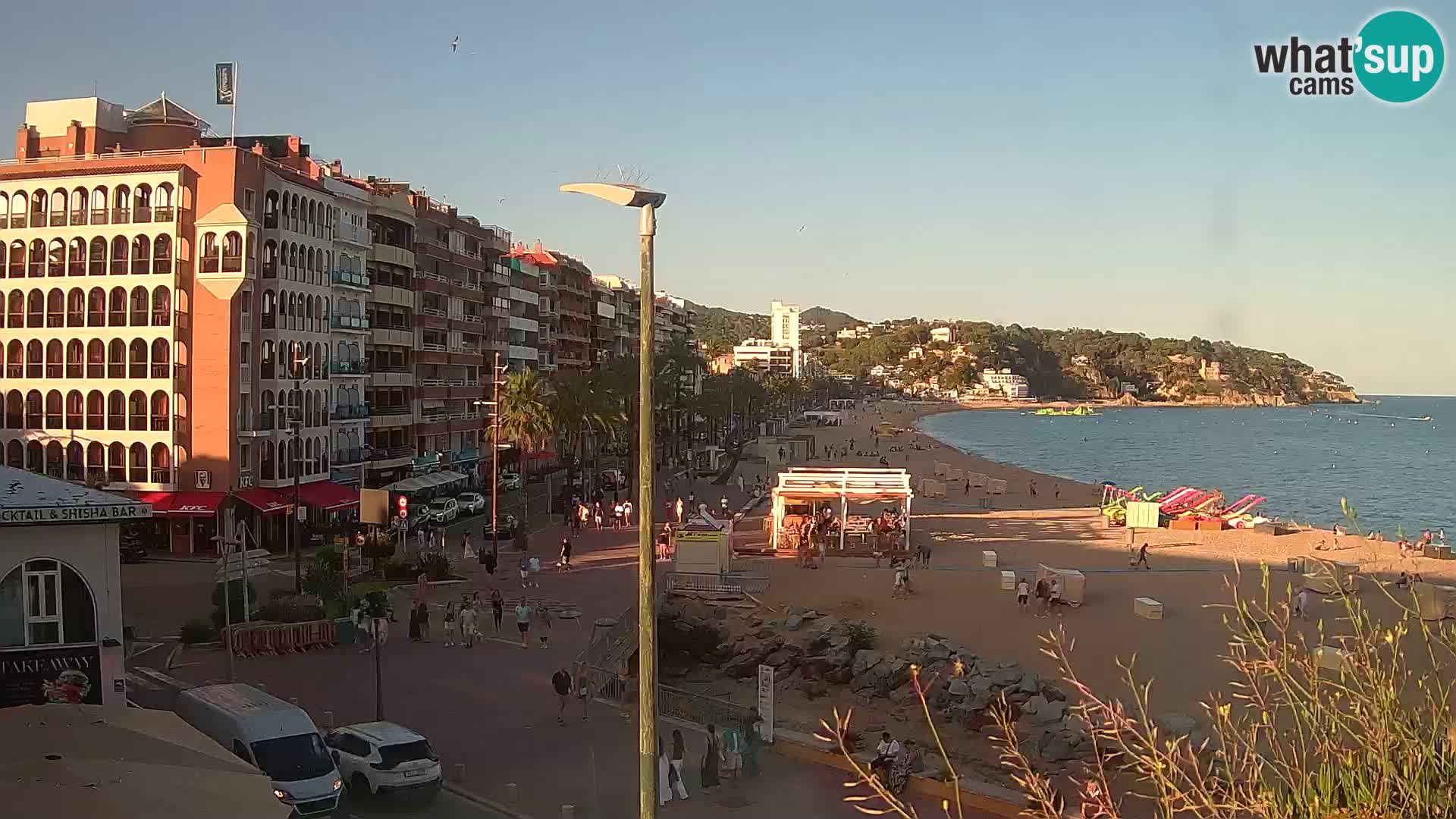 Webcam Lloret de Mar – the main beach – – Costa Brava – Spain