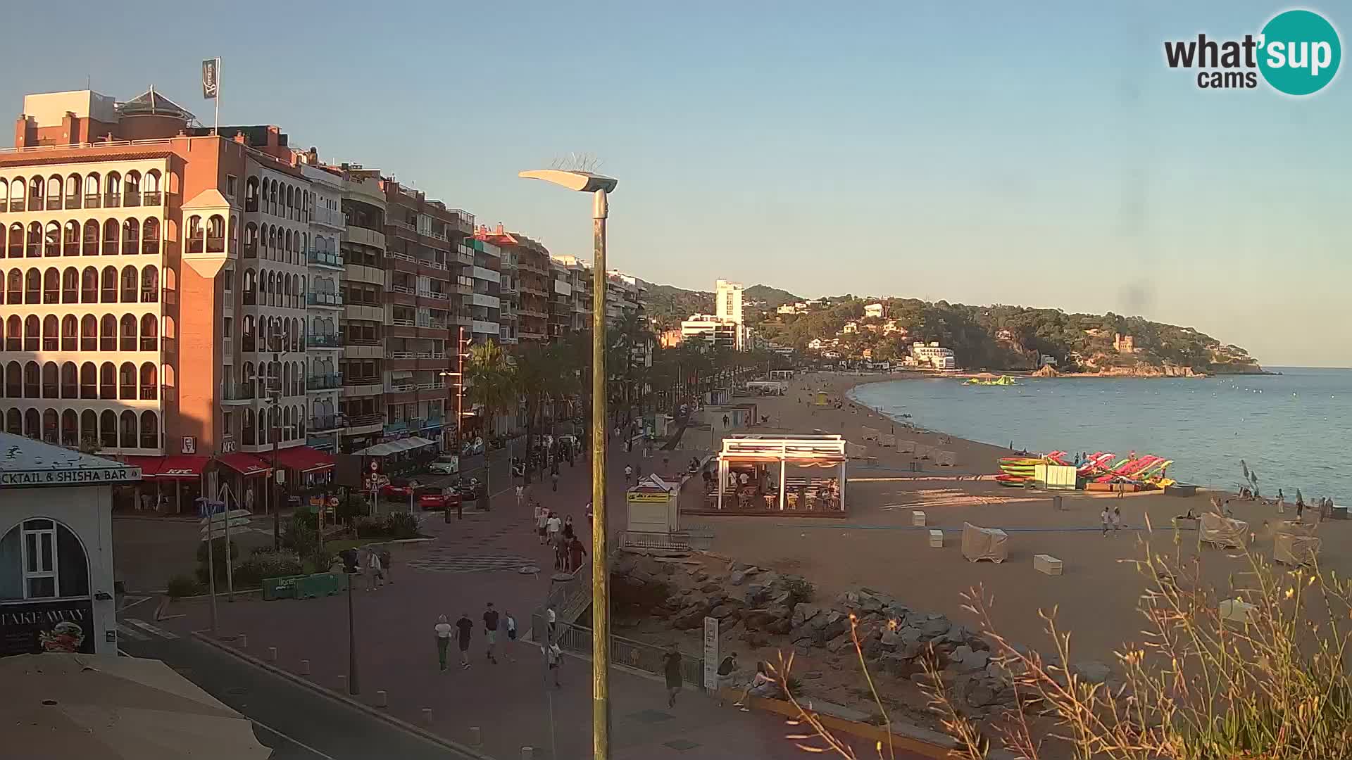 Webcam Lloret de Mar – the main beach – – Costa Brava – Spain