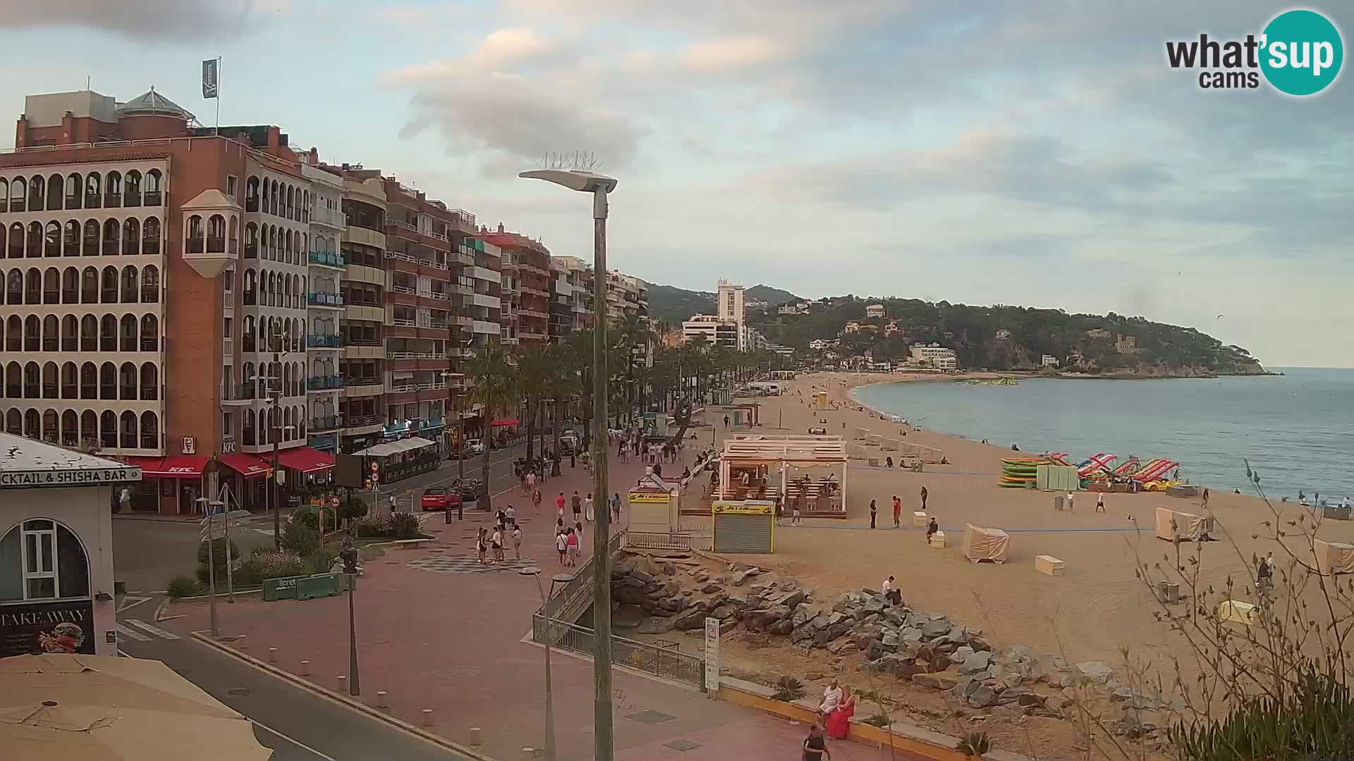 Webcam Lloret de Mar – the main beach – – Costa Brava – Spain