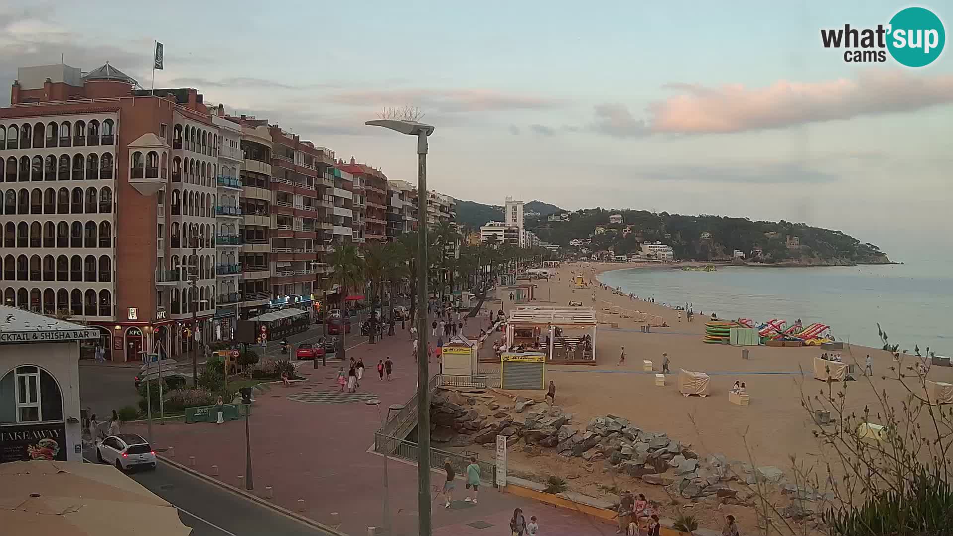 Webcam Lloret de Mar – the main beach – – Costa Brava – Spain