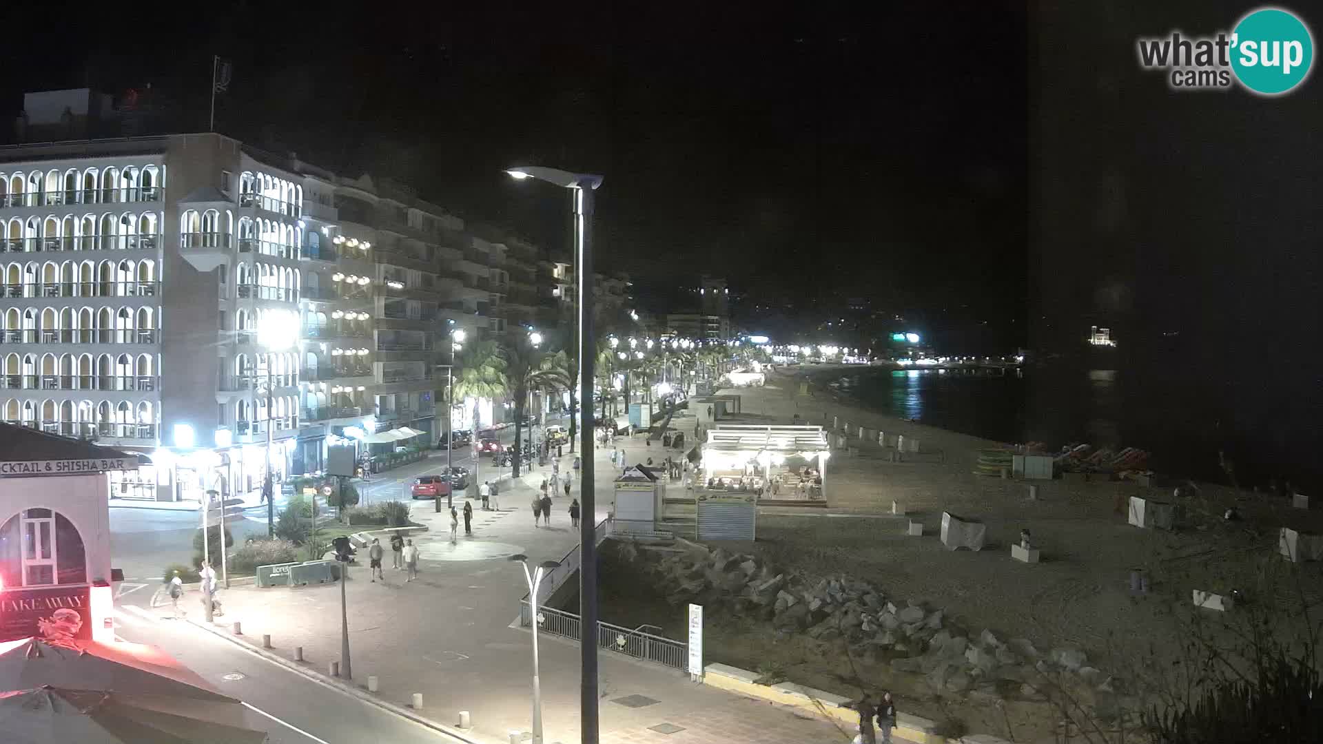 Webcam Lloret de Mar – the main beach – – Costa Brava – Spain