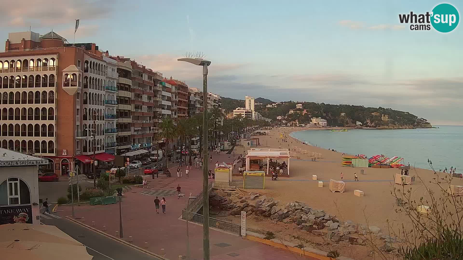Webcam Lloret de Mar – the main beach – – Costa Brava – Spain