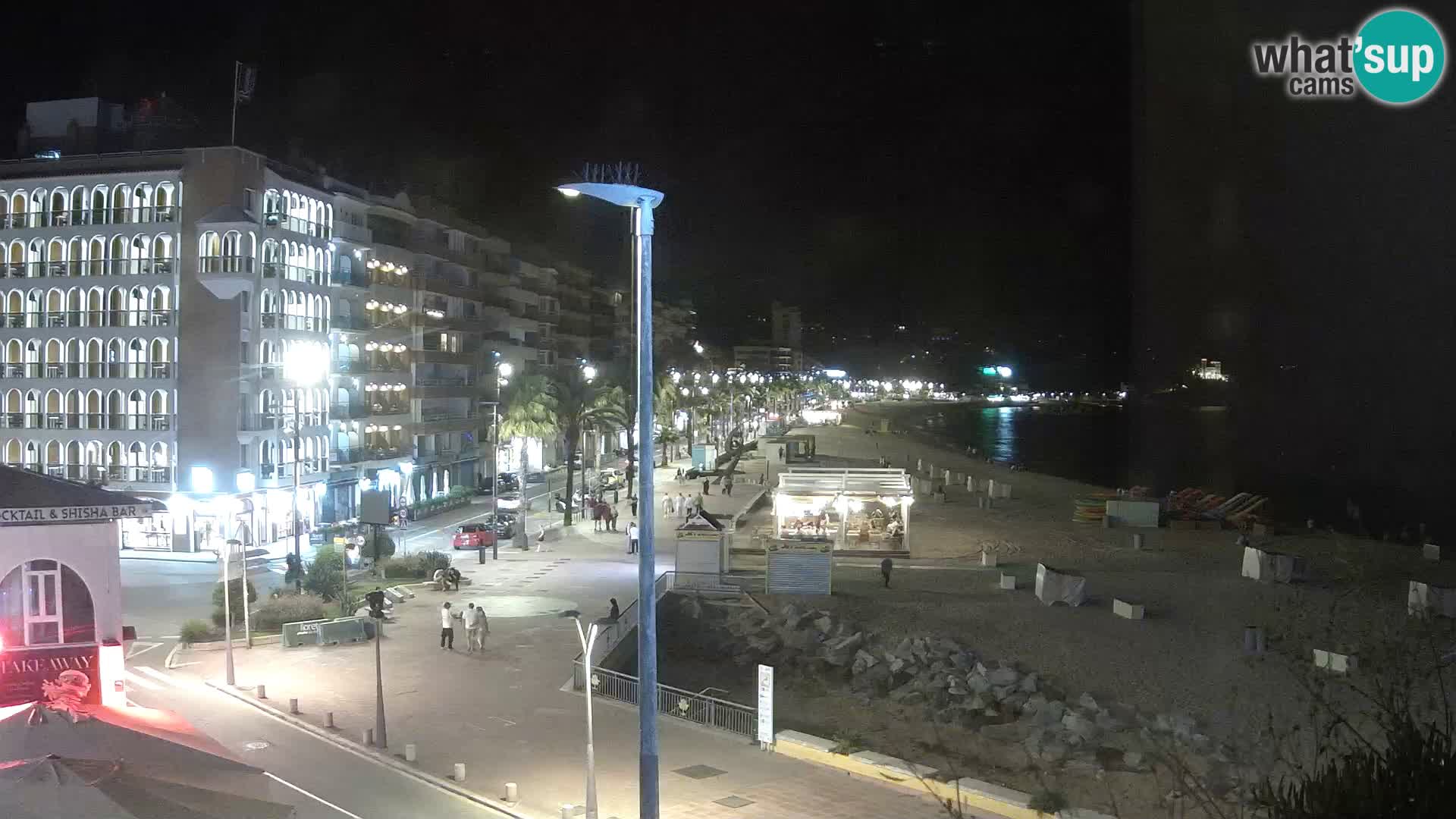 Webcam Lloret de Mar – the main beach – – Costa Brava – Spain