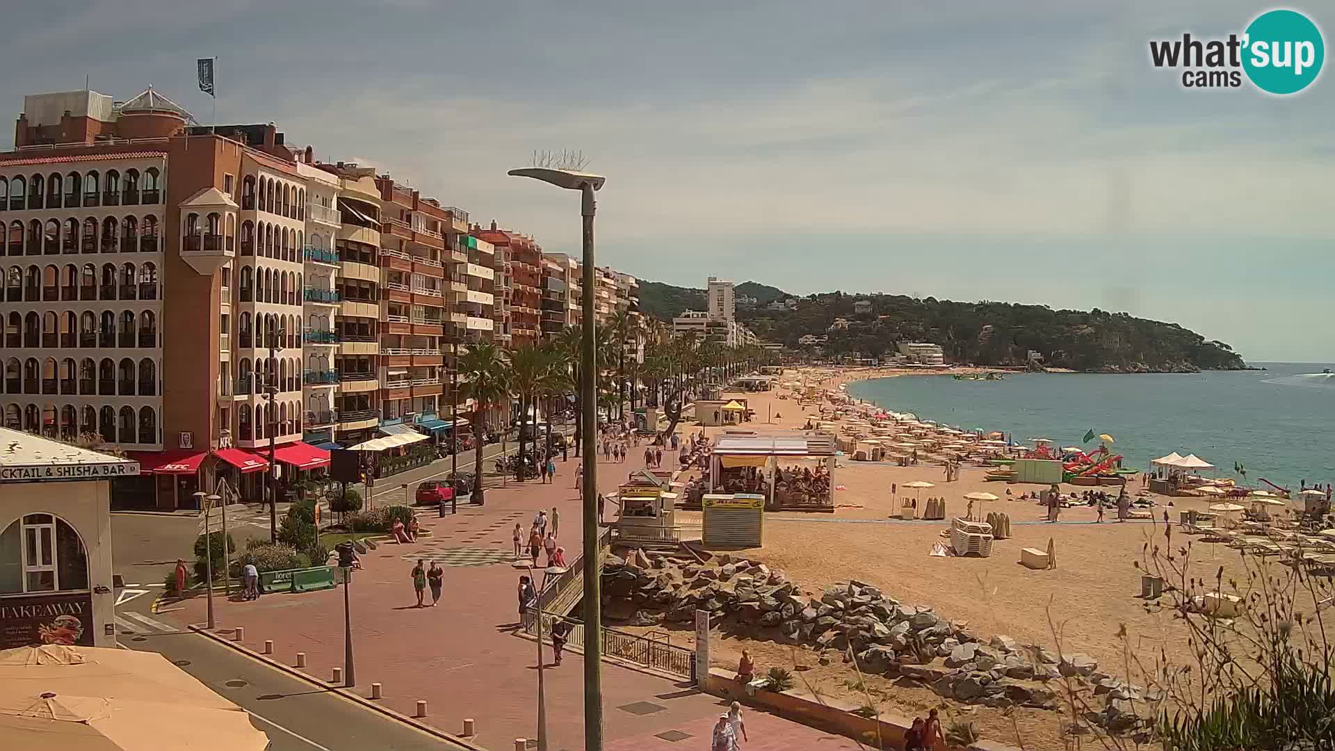 Web kamera Lloret de Mar – plaža