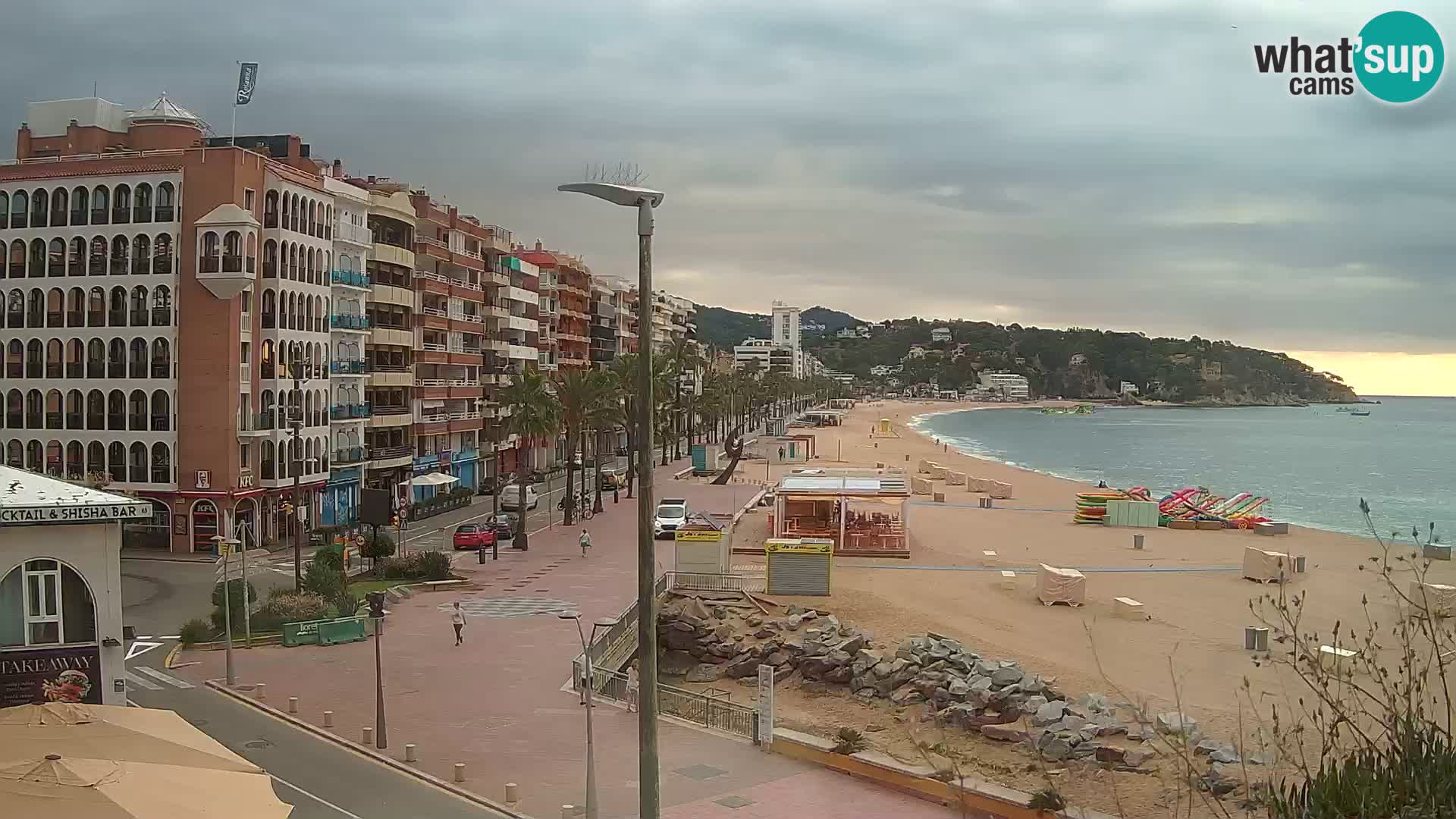 Webcam Lloret de Mar – the main beach – – Costa Brava – Spain