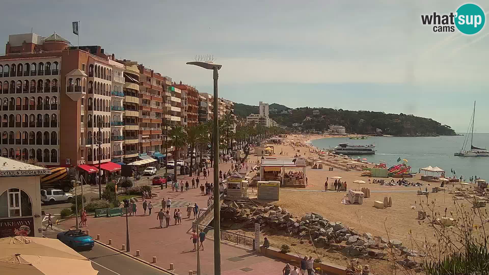 Web kamera Lloret de Mar – plaža
