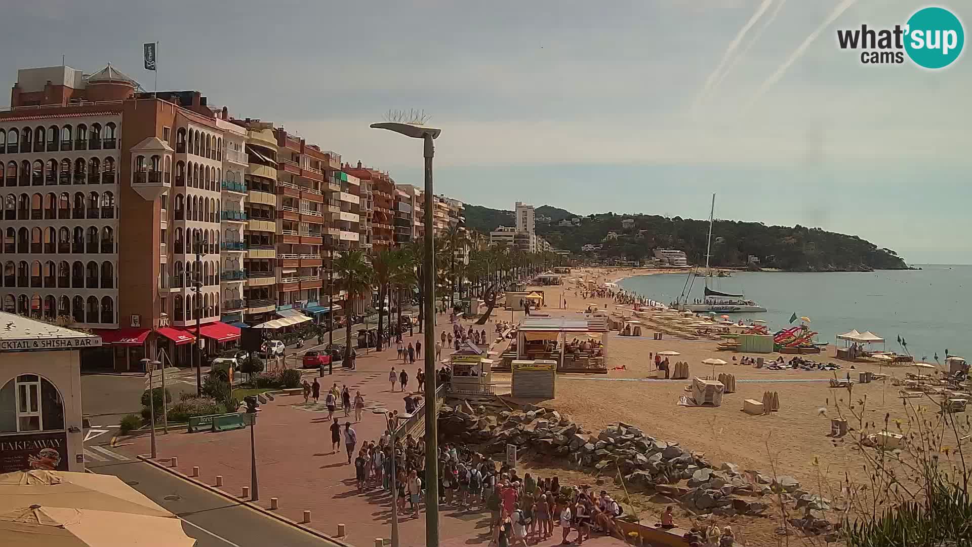 Web kamera Lloret de Mar – plaža