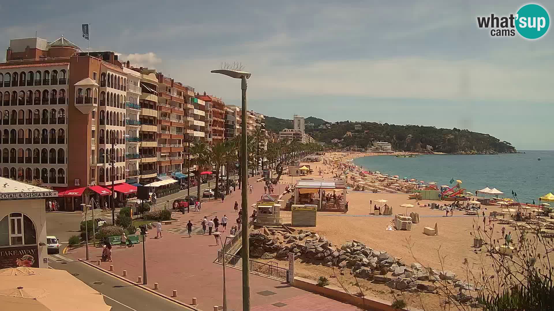 Web kamera Lloret de Mar – plaža