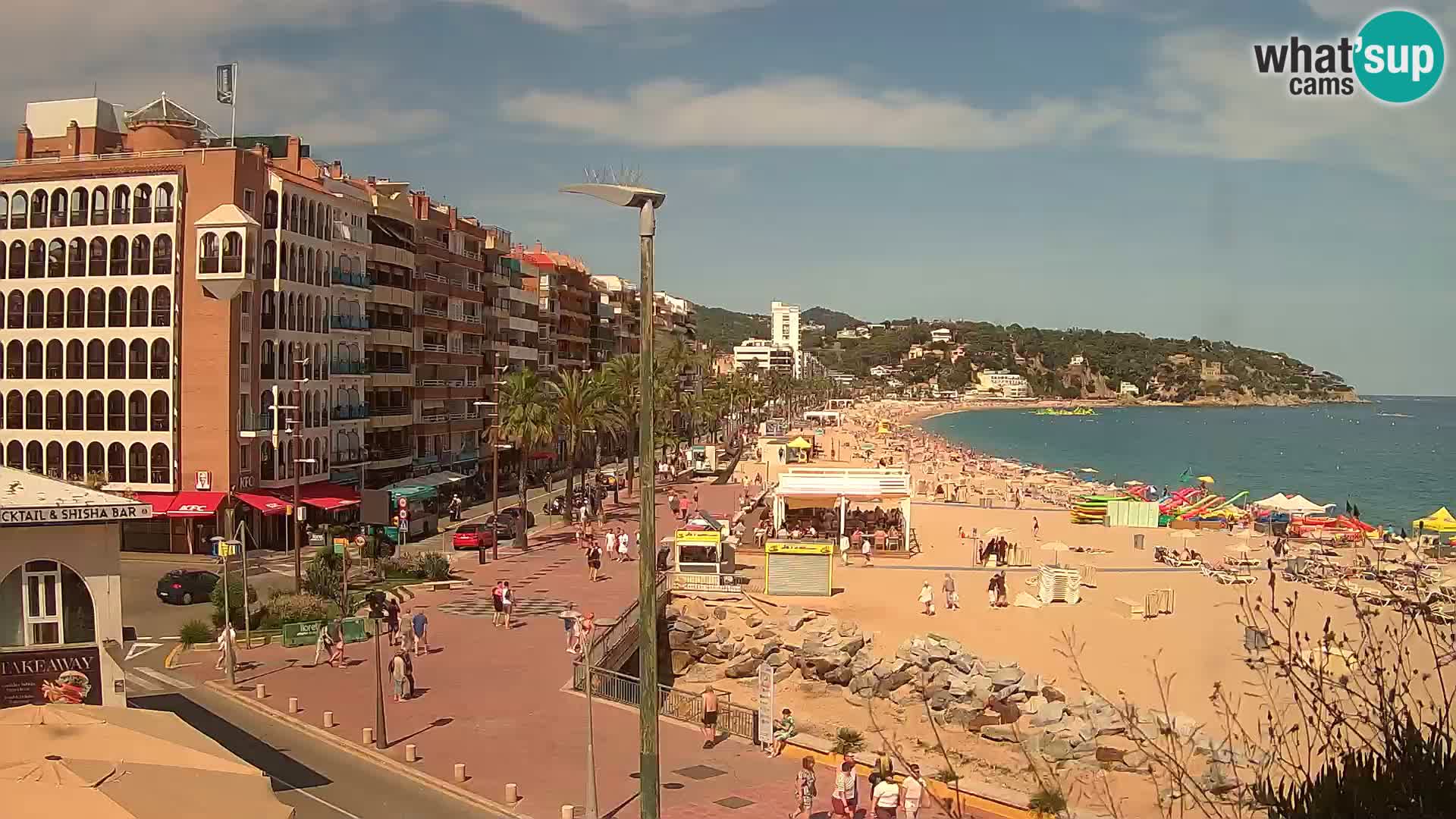 Kamera v živo Lloret de Mar – plaža