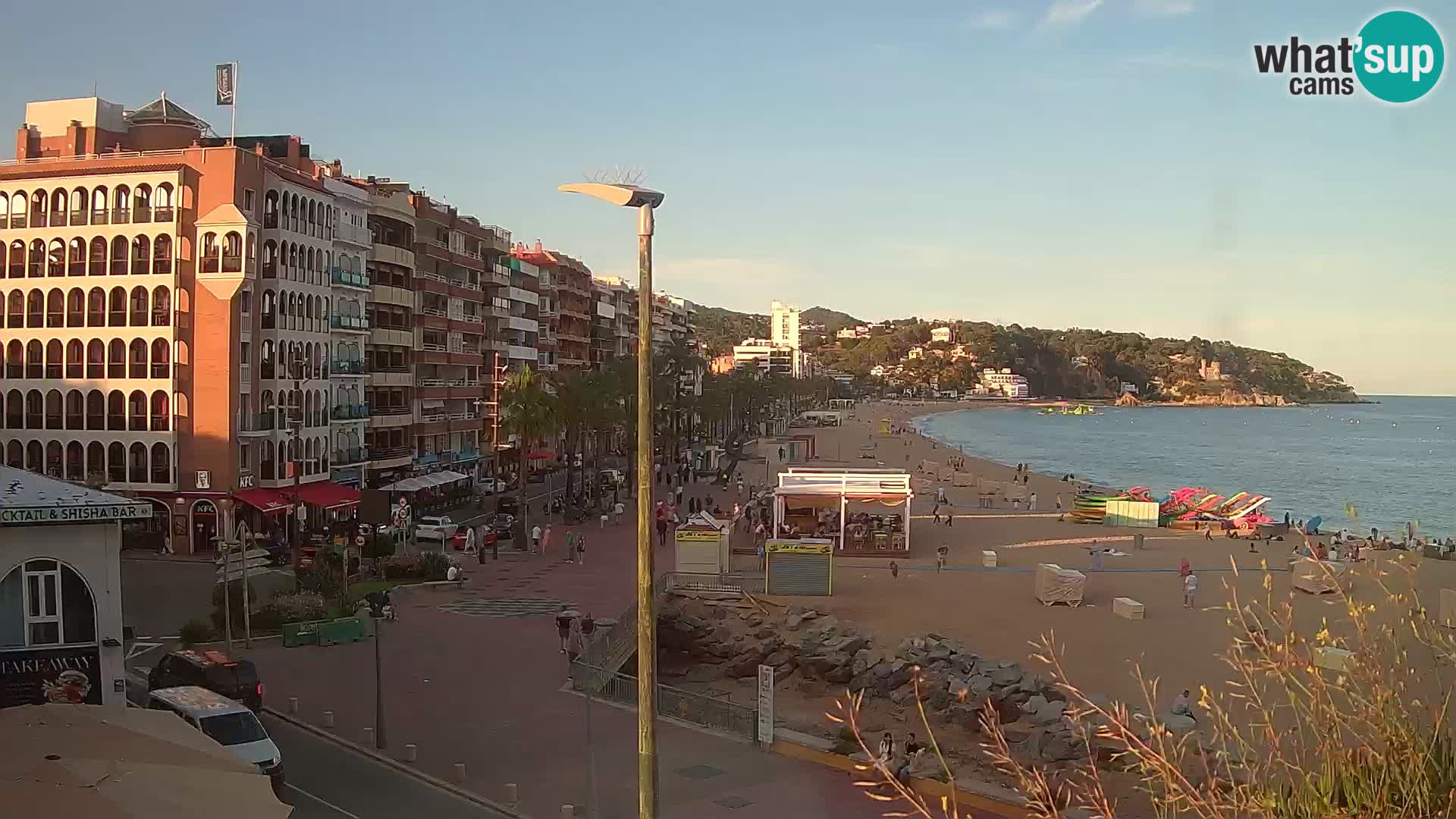 Webcam Lloret de Mar – the main beach – – Costa Brava – Spain