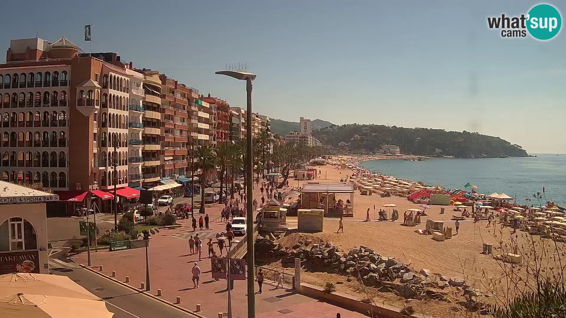Kamera v živo Lloret de Mar – plaža