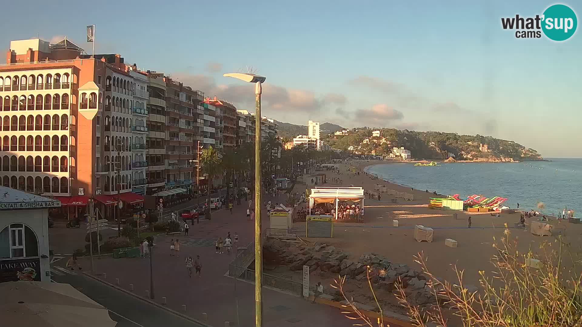 Webcam Lloret de Mar – the main beach – – Costa Brava – Spain