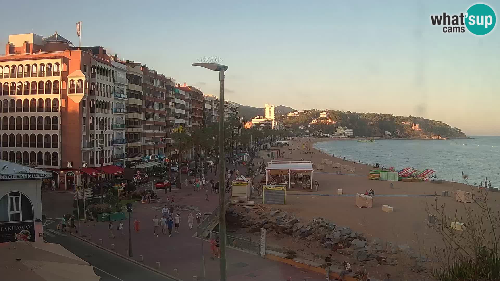 Webcam Lloret de Mar – the main beach – – Costa Brava – Spain