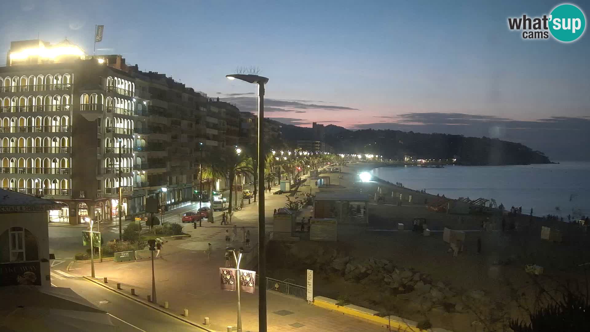 Kamera v živo Lloret de Mar – Glavna plaža