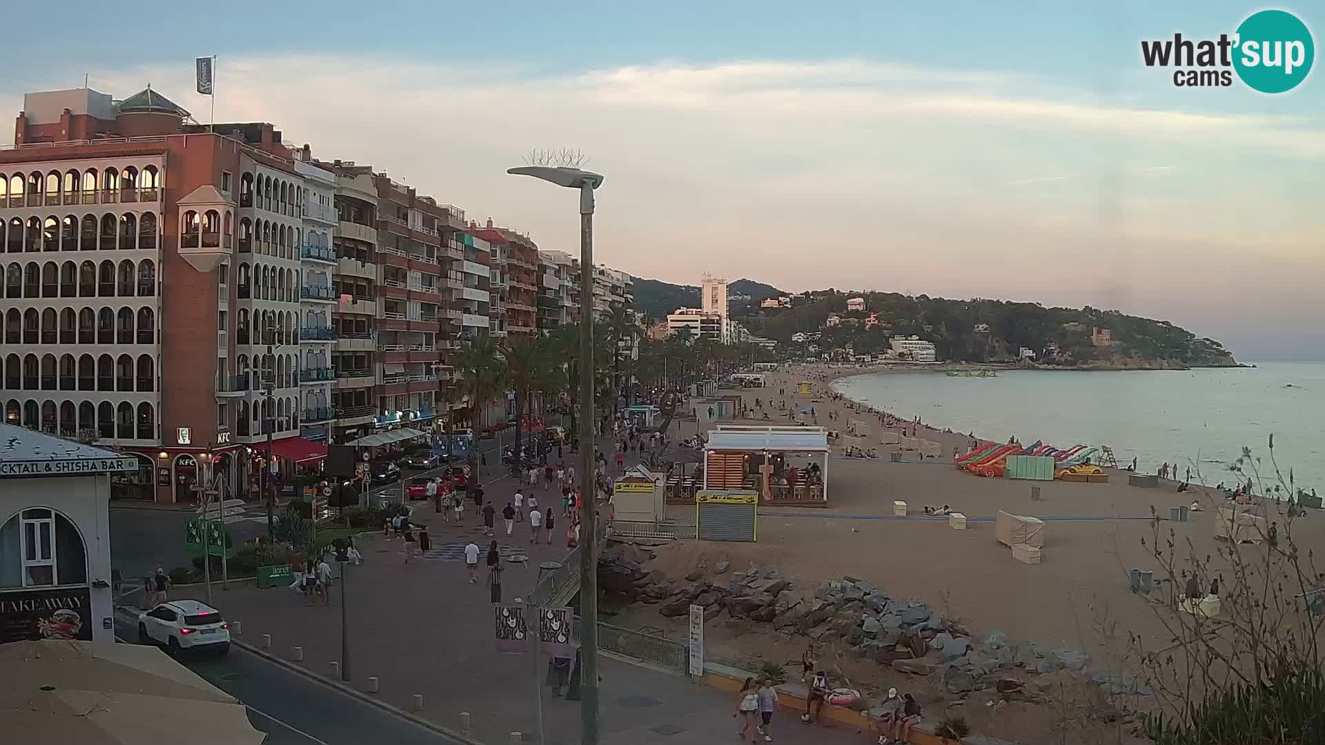 Web kamera Lloret de Mar – glavna plaža