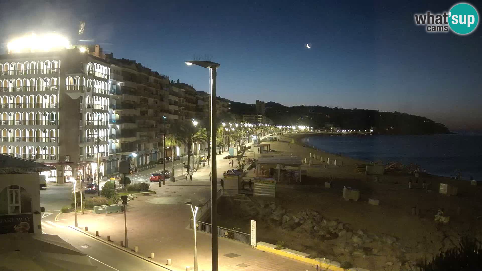 Webcam Lloret de Mar – the main beach – – Costa Brava – Spain