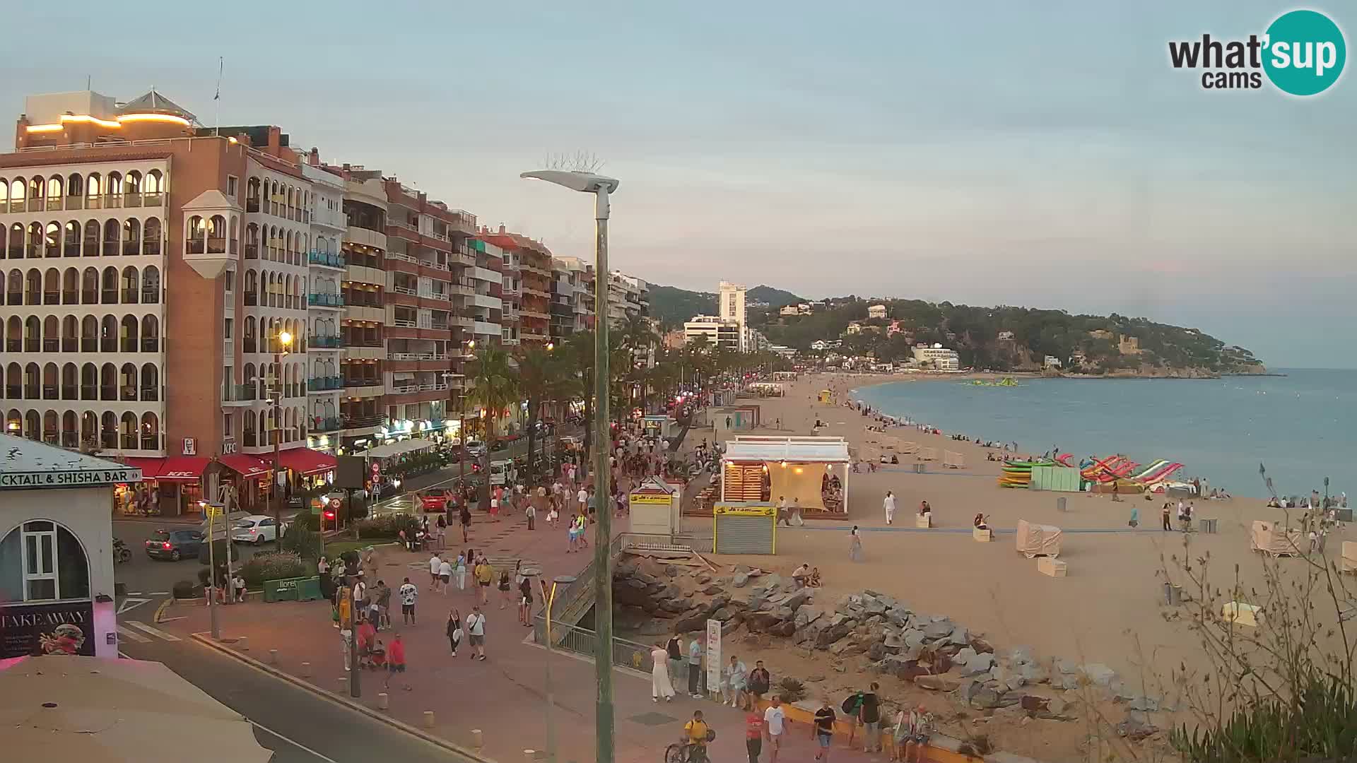 Webcam Lloret de Mar – the main beach – – Costa Brava – Spain