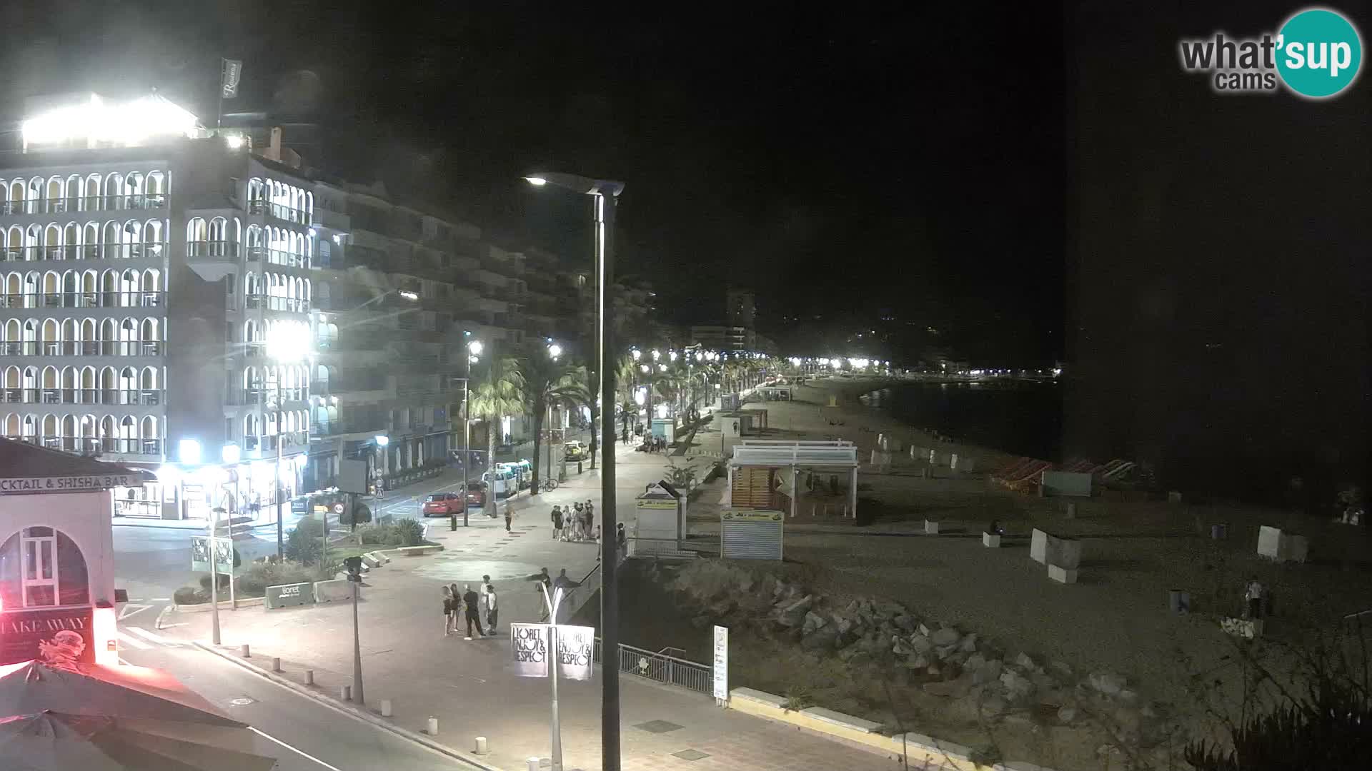 Webcam Lloret de Mar – the main beach – – Costa Brava – Spain