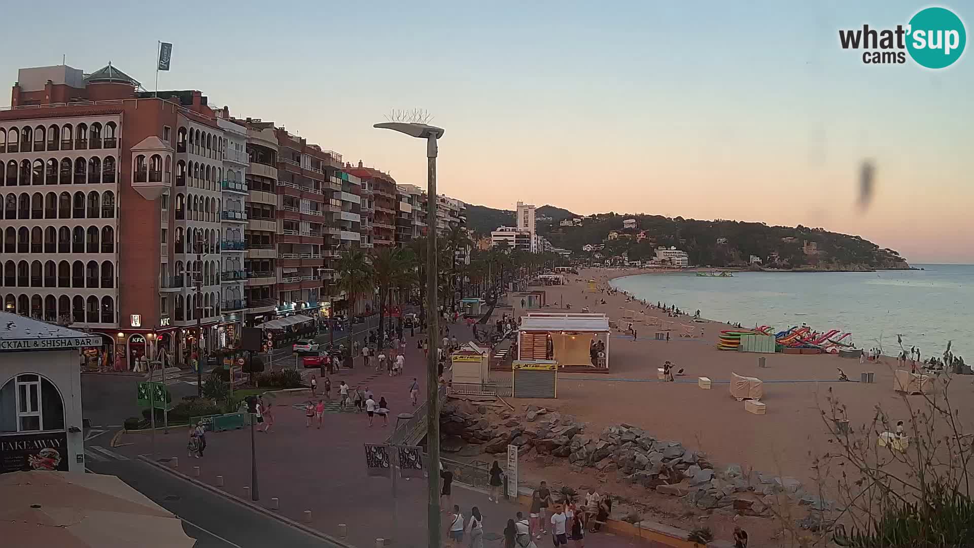 Webcam Lloret de Mar – the main beach – – Costa Brava – Spain