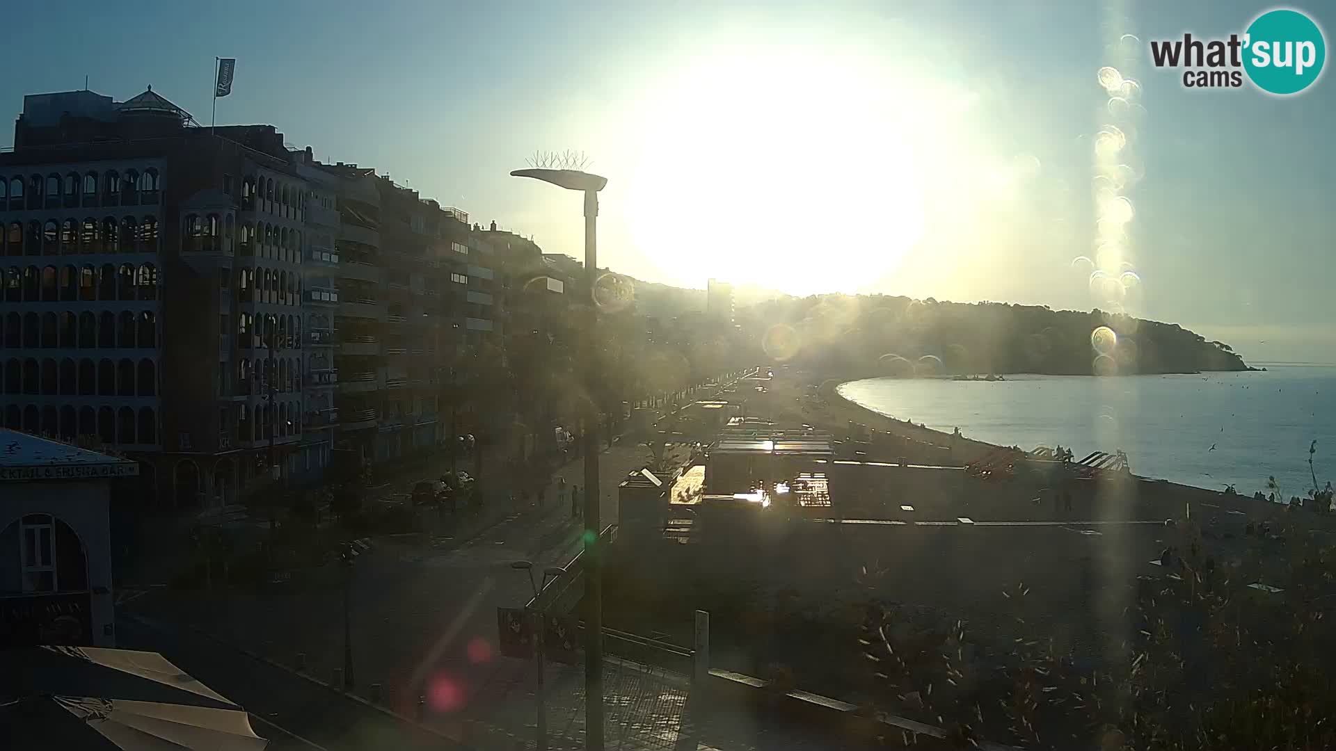 Webcam Lloret de Mar – the main beach – – Costa Brava – Spain