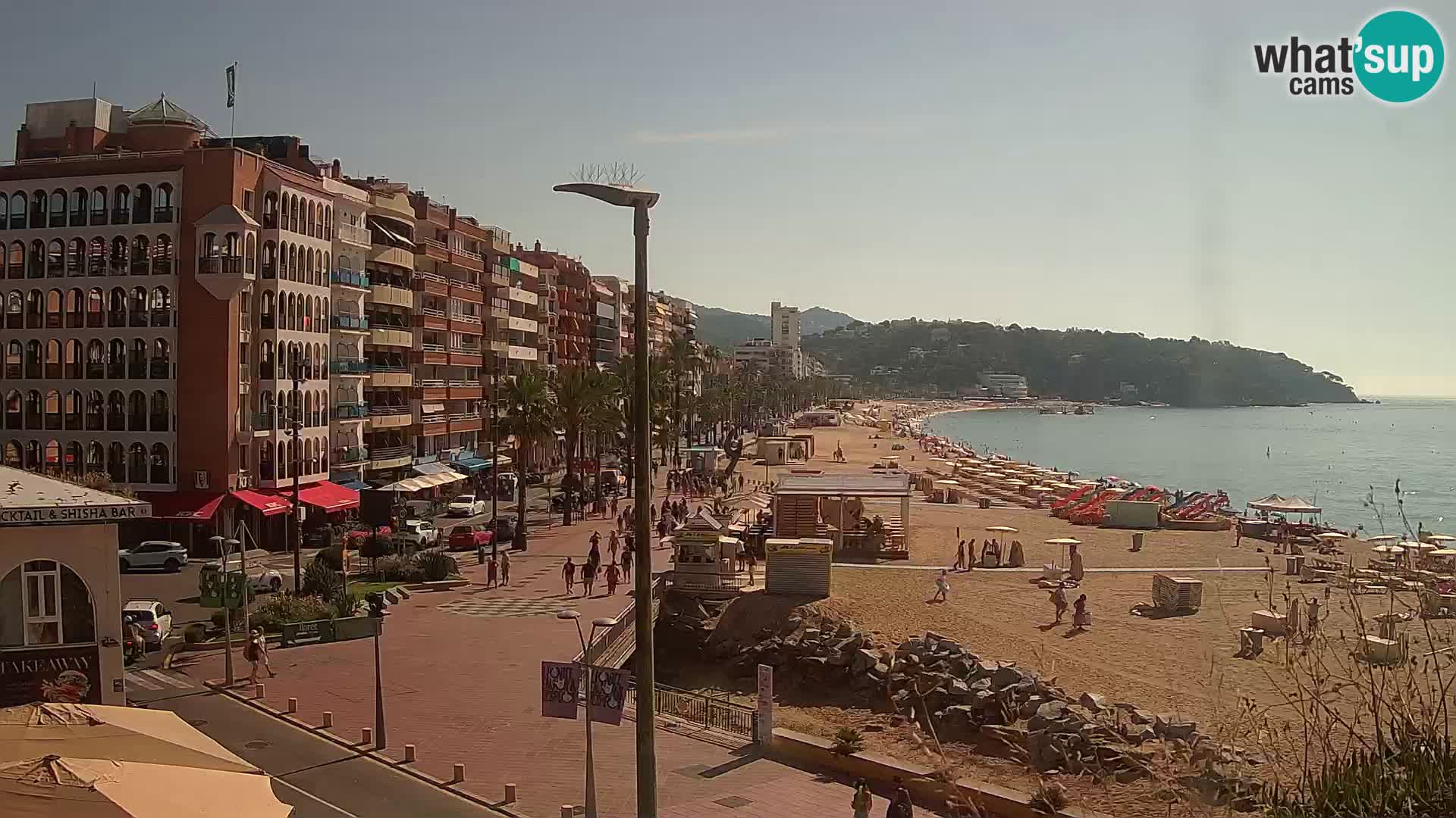 Webcam Lloret de Mar – the main beach – – Costa Brava – Spain
