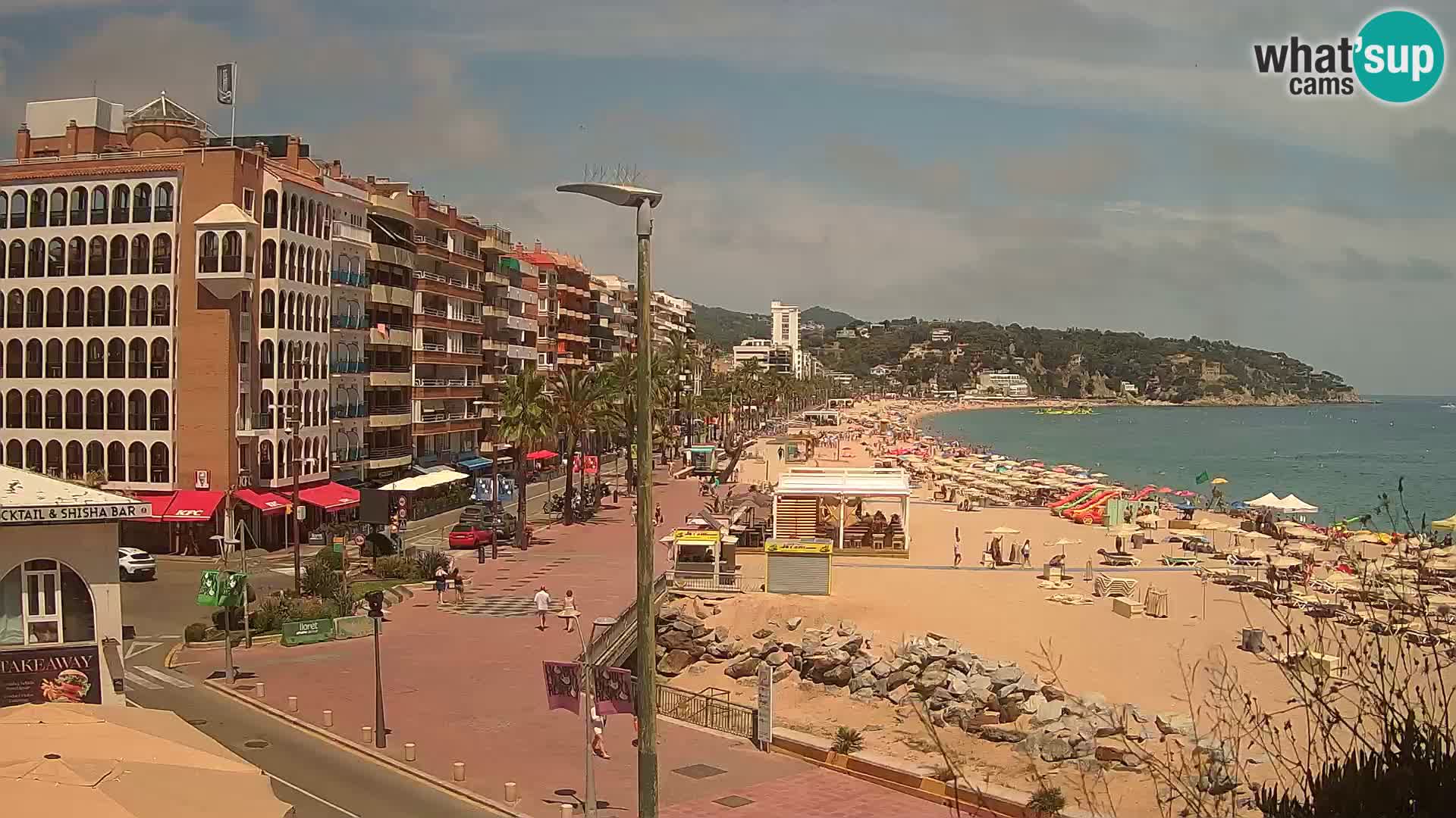 Webcam Live Lloret de Mar – La plage