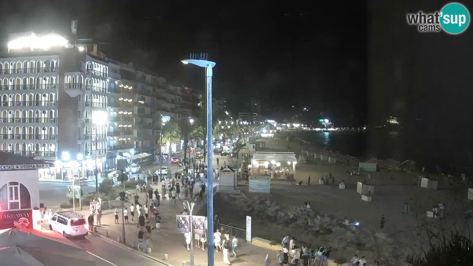 Webcam Lloret de Mar – the main beach – – Costa Brava – Spain