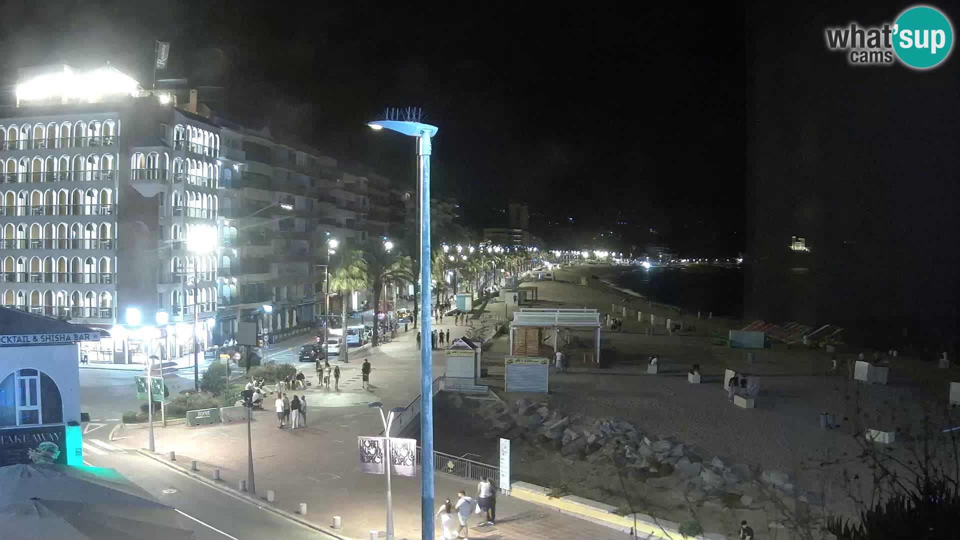 Webcam Lloret de Mar – the main beach – – Costa Brava – Spain