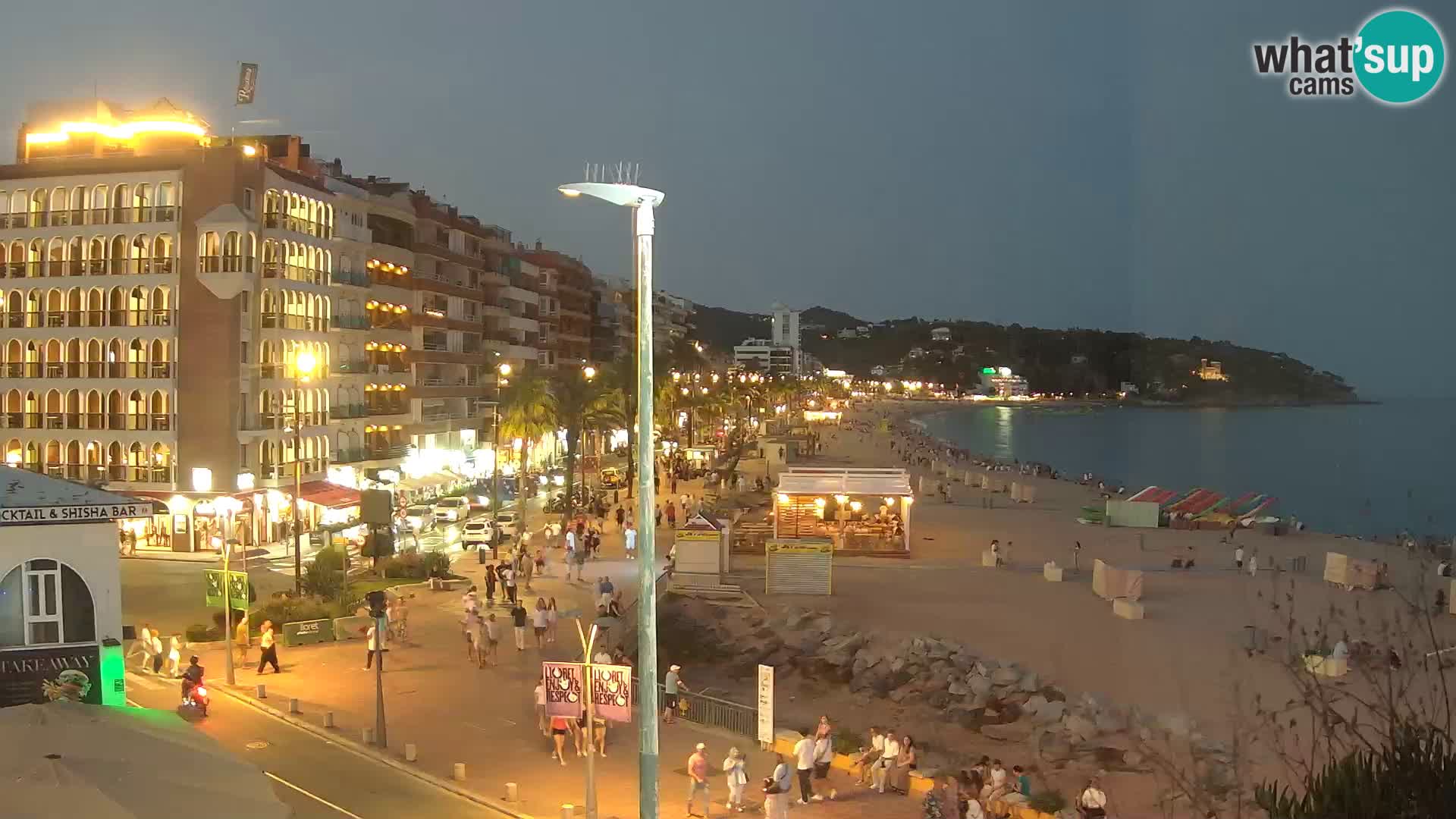 Webcam Lloret de Mar – the main beach – – Costa Brava – Spain