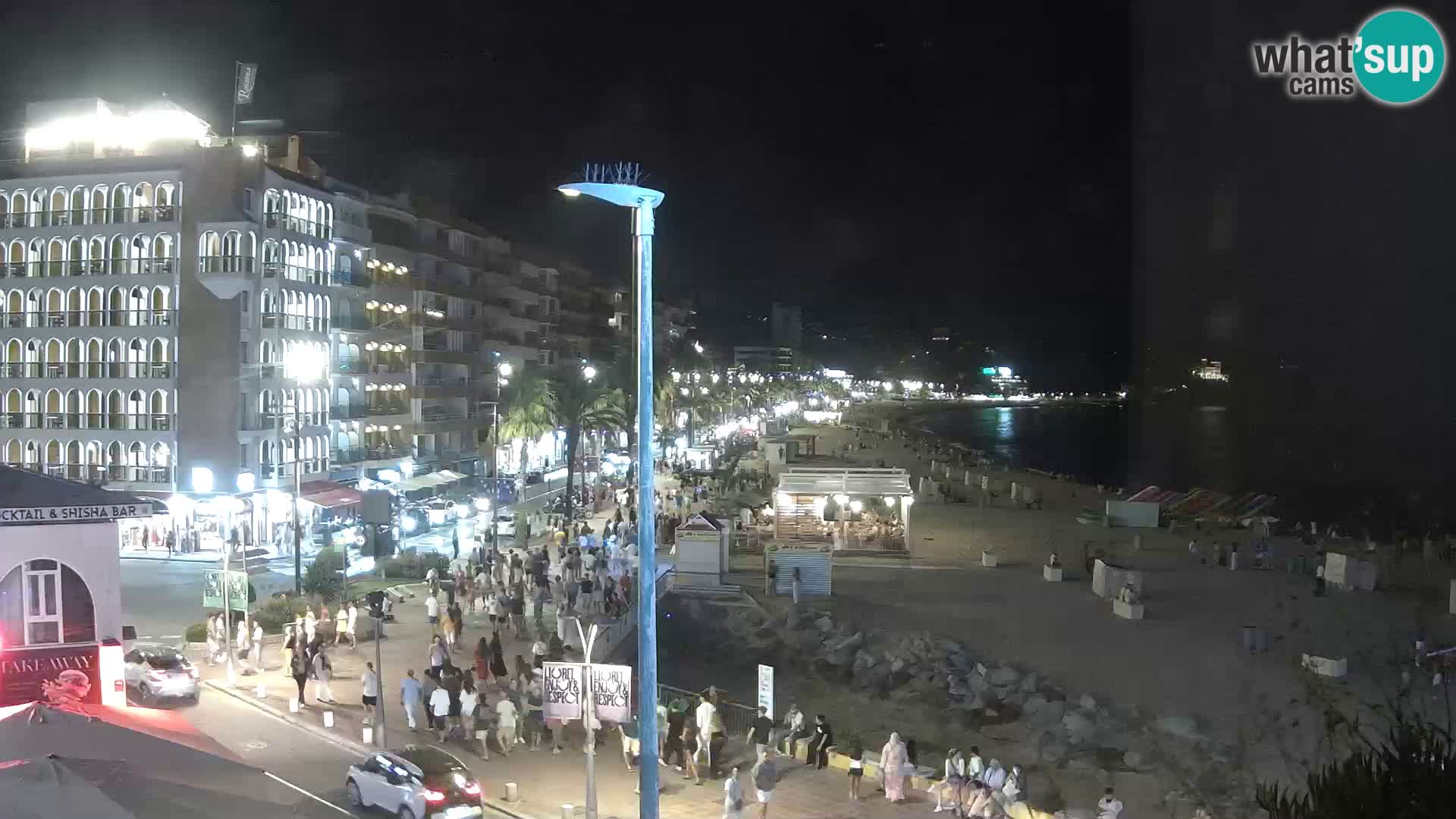 Webcam Lloret de Mar – the main beach – – Costa Brava – Spain
