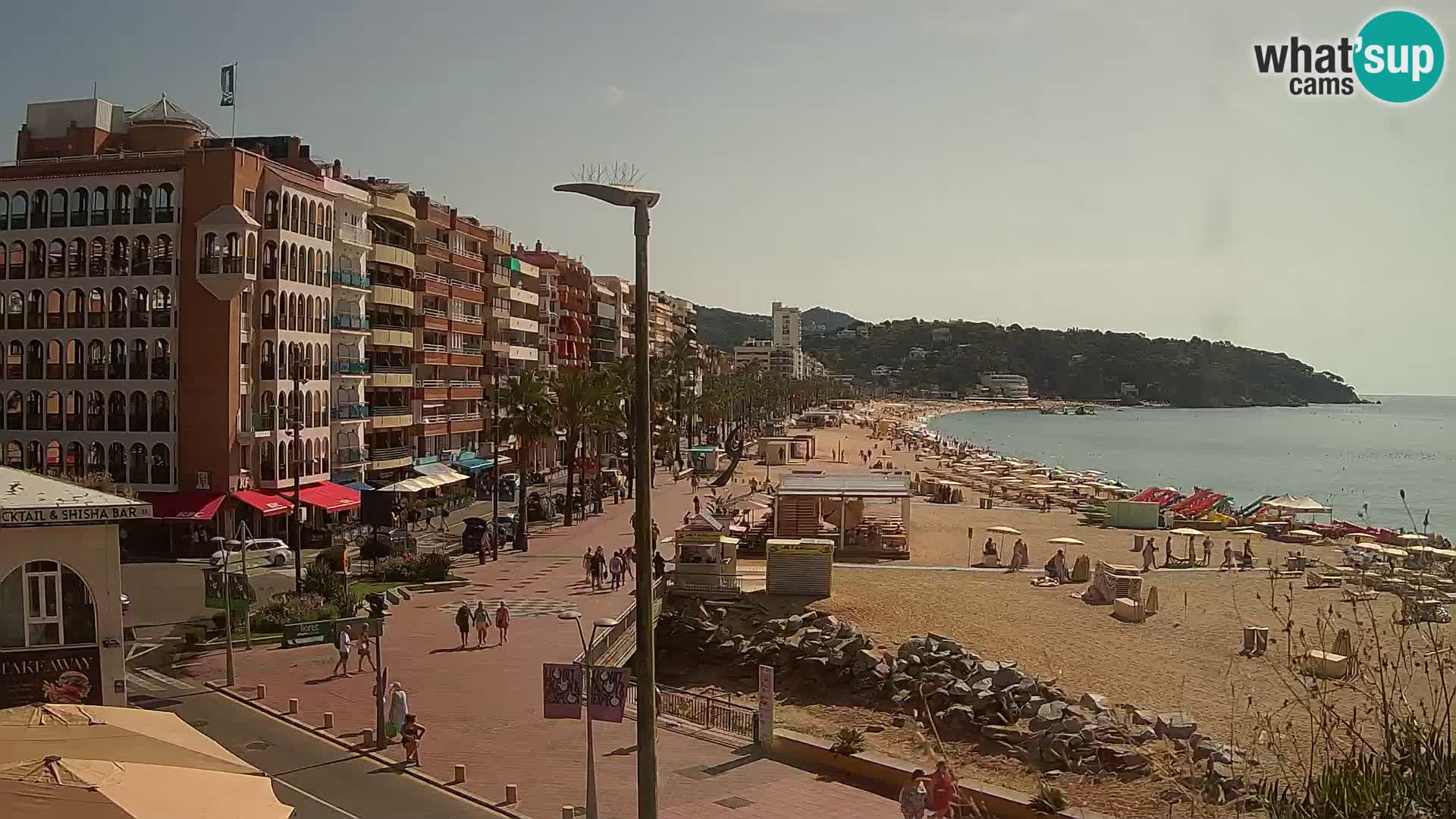 Web kamera Lloret de Mar – plaža