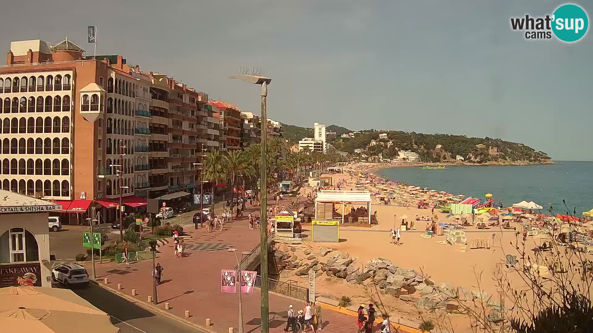 Webcam live Lloret de Mar – la spiaggia principale